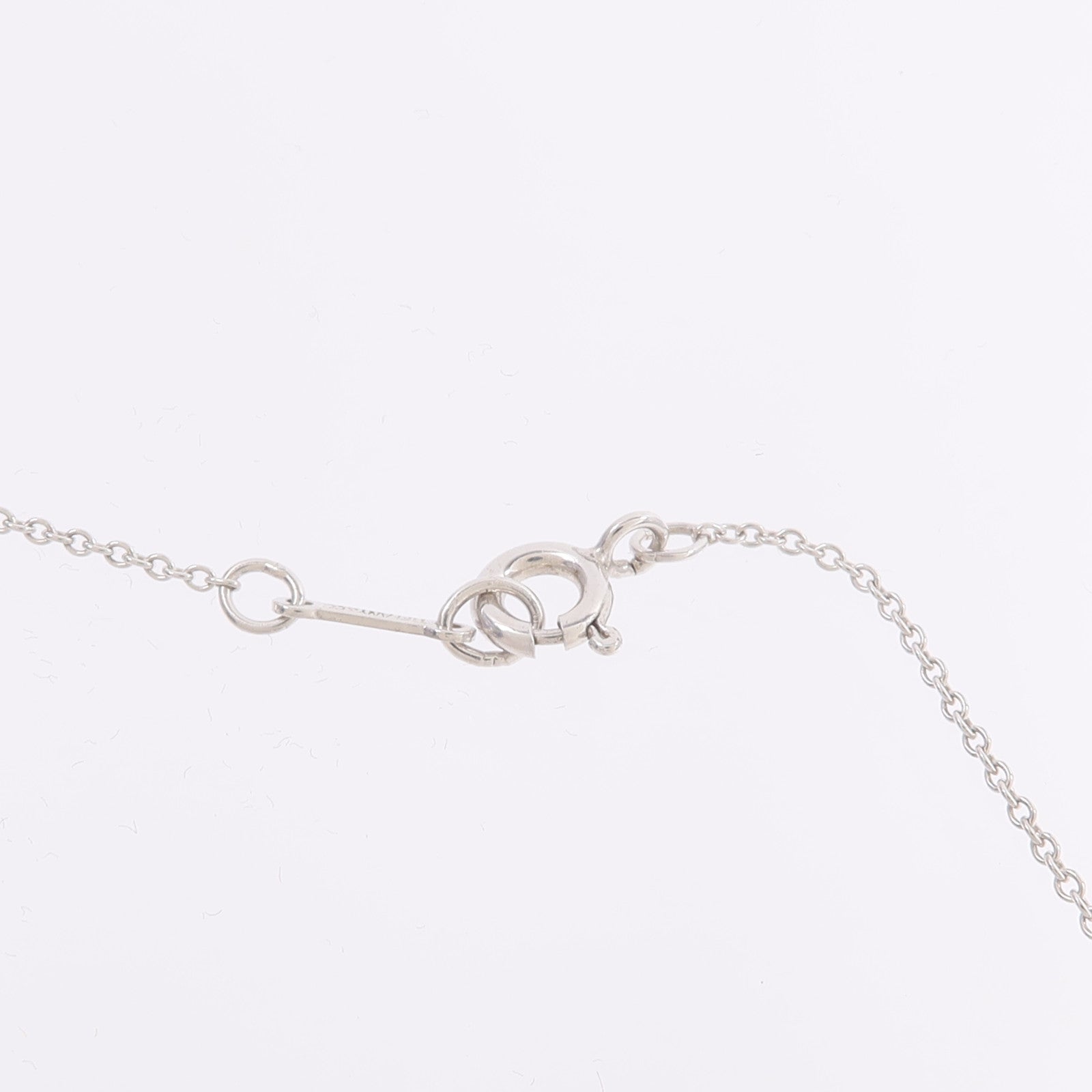 TIFFANY＆CO 925純銀Bean Design Nacklace項鍊