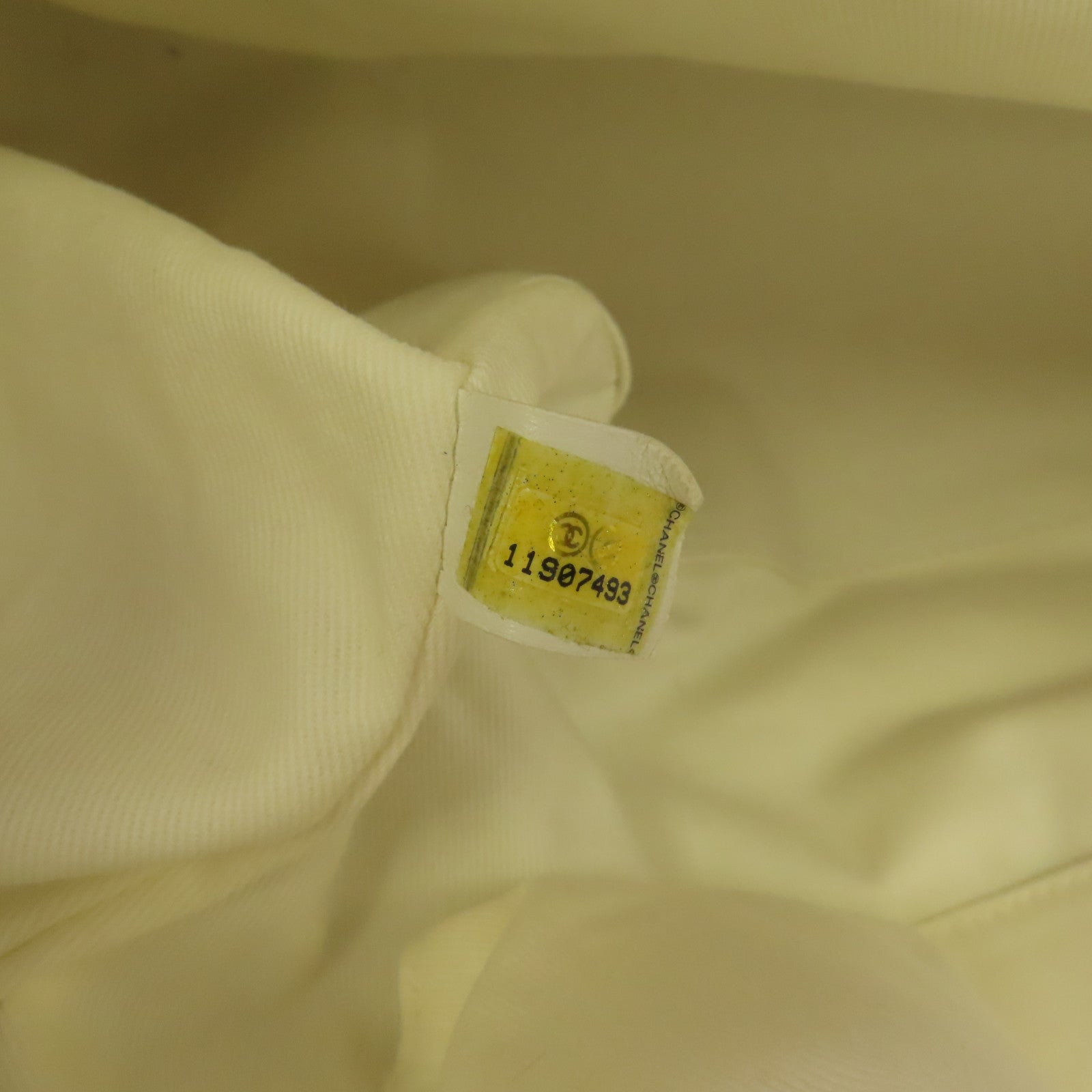 CHANEL 帆布CC Striped Tote Bag銀扣手挽袋