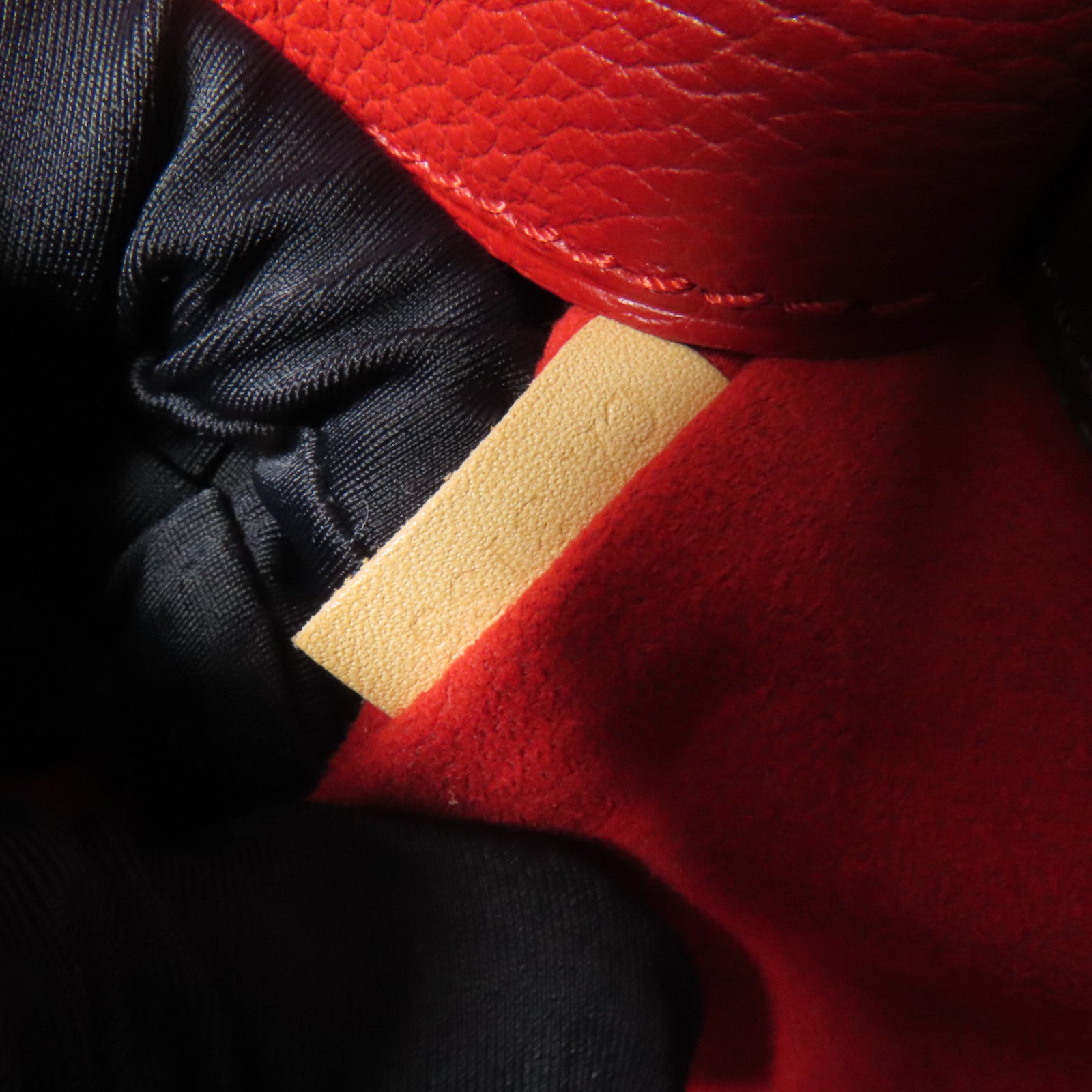 LOUIS VUITTON Monogram Pallas金扣手挽肩背兩用袋棕色/紅色