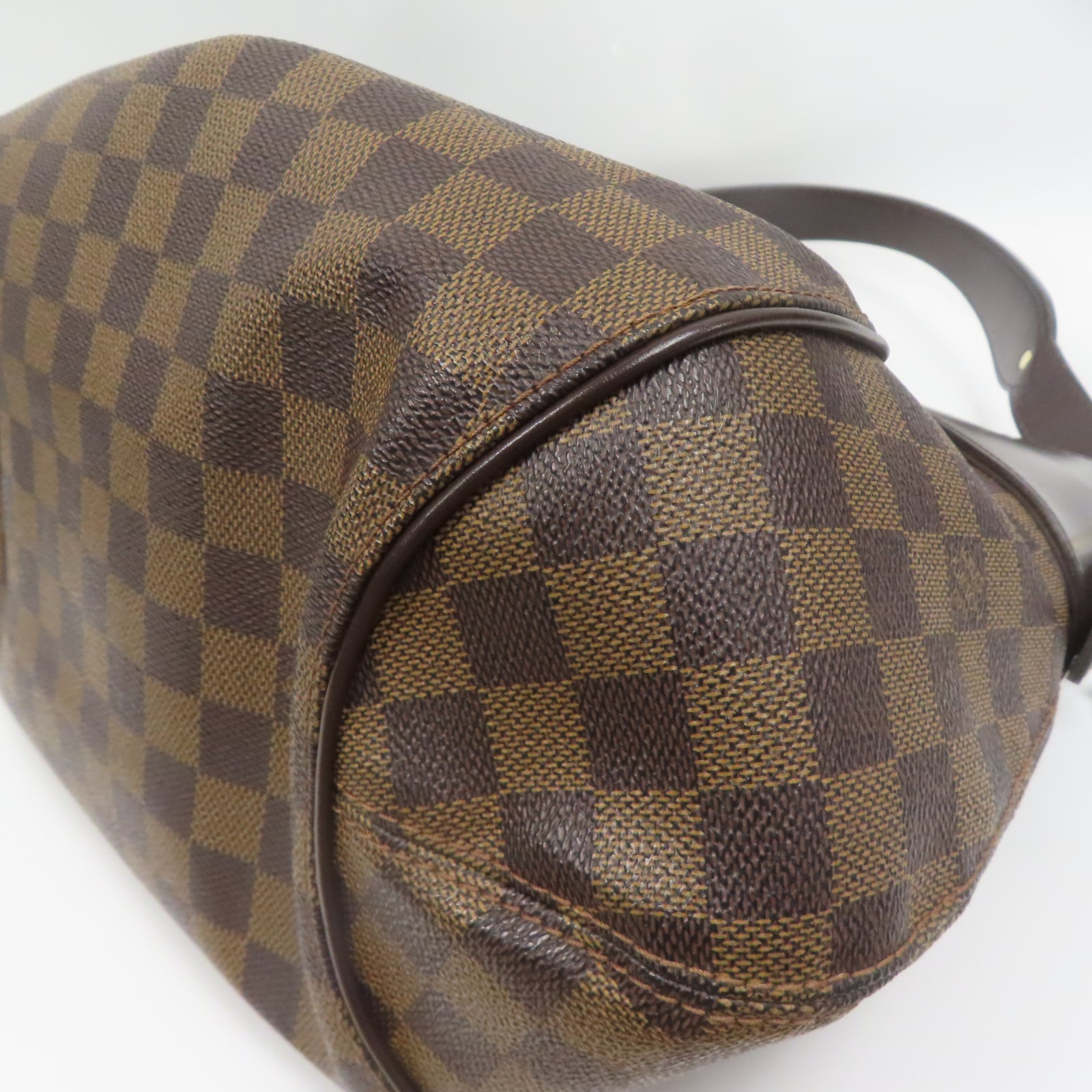 LOUIS VUITTON **【激減優惠】Damier Sistina PM金扣手挽袋啡色