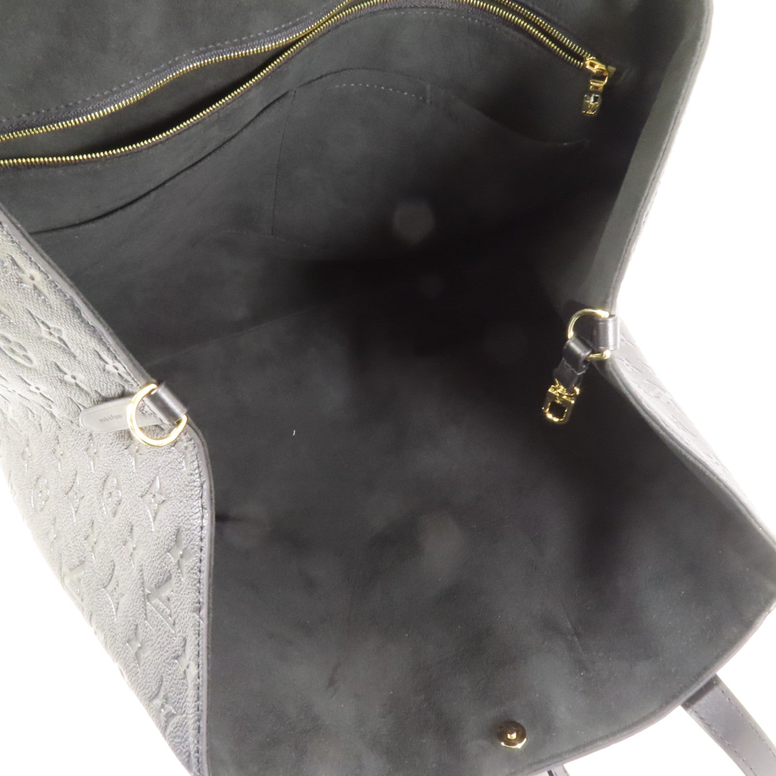 LOUIS VUITTON 【激減優惠】Monogram Empreinte All In One MM金扣肩背袋