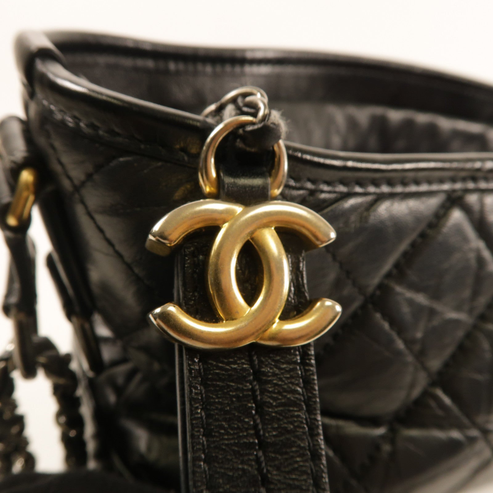 CHANEL 牛皮皮革Gabrielle bag肩背袋