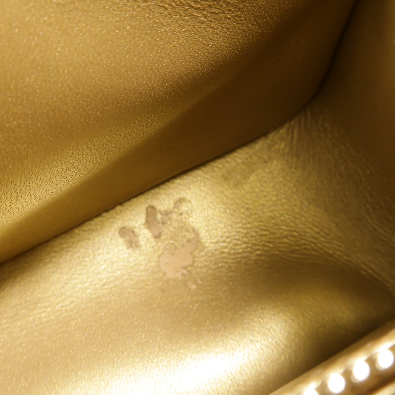 CHANEL 羊皮皮革Mini Classic 20 Gold Ball鏈帶肩背袋