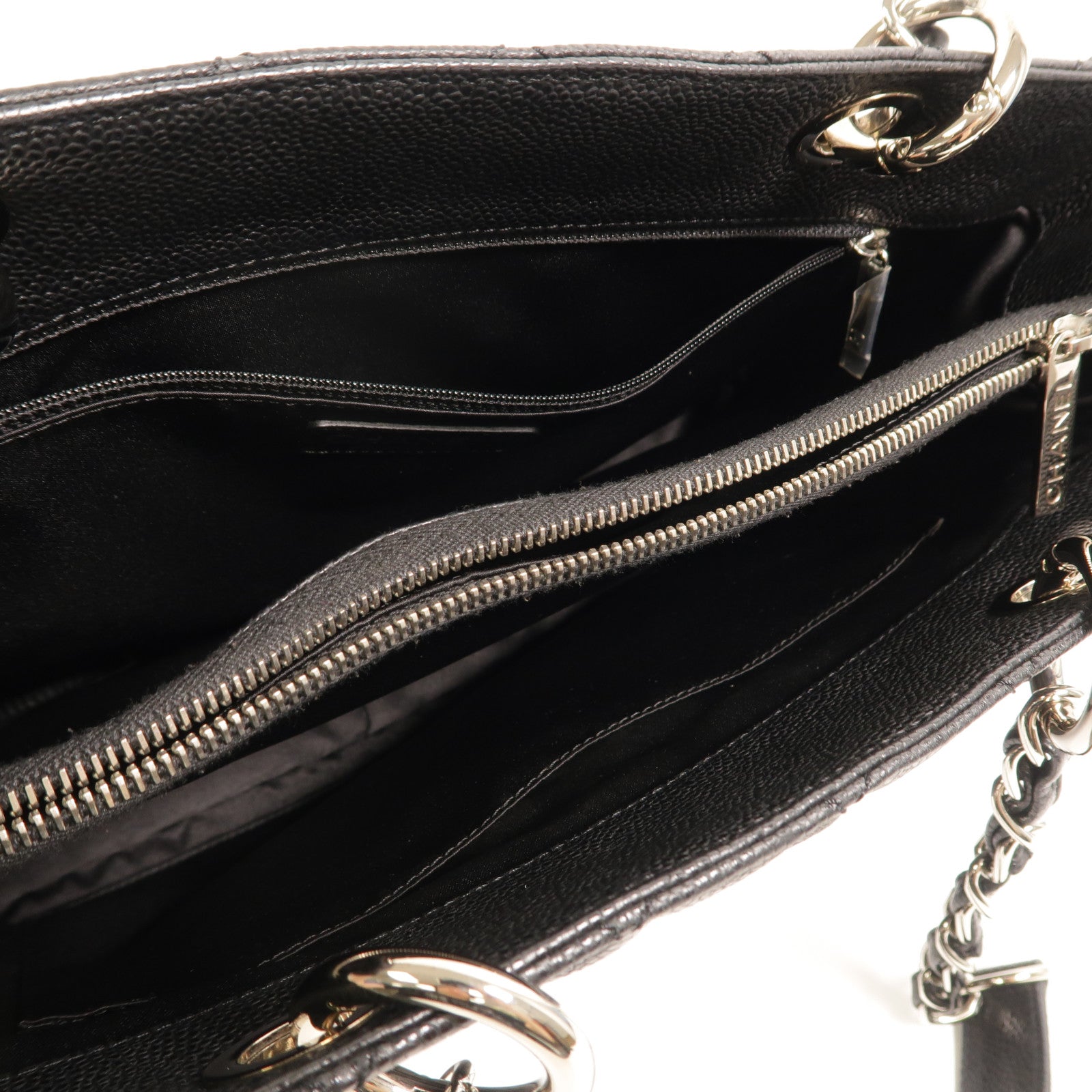 CHANEL GST Grand Shopping Tote Bag鏈帶肩背袋