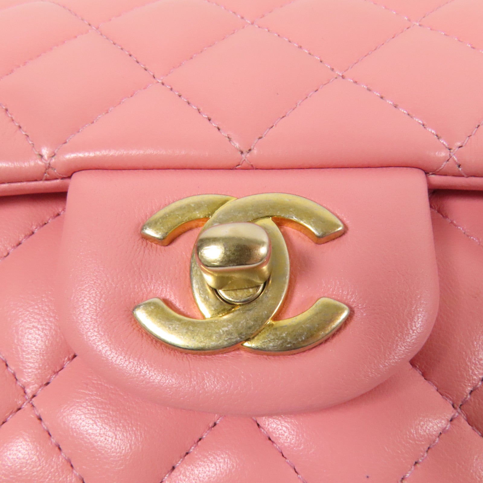 CHANEL 羊皮皮革Classic 20金扣鏈帶肩背袋