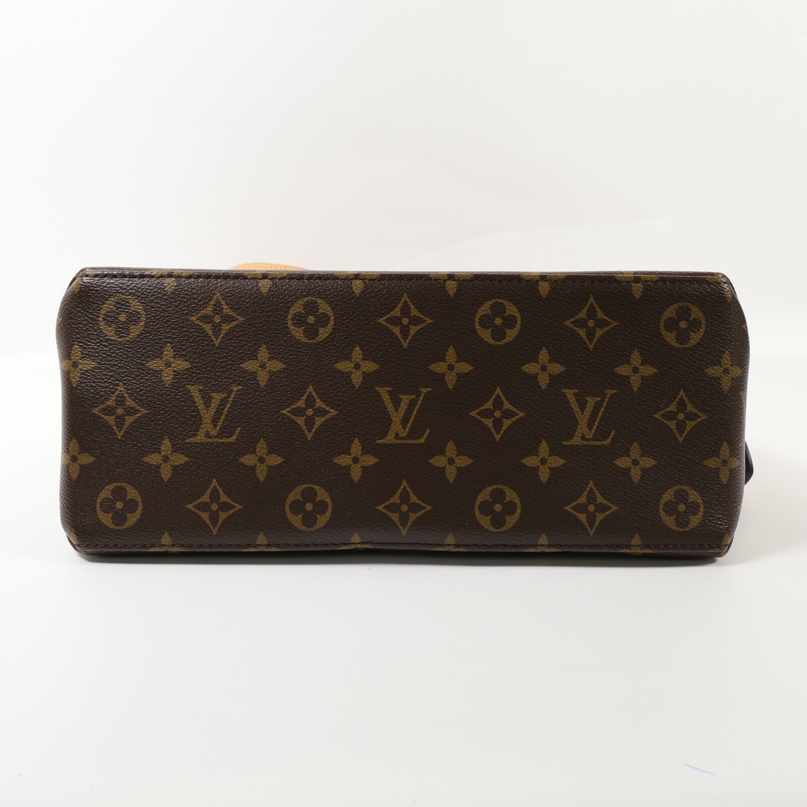 LOUIS VUITTON Monogram Petit Palais金扣手挽肩背兩用袋棕色