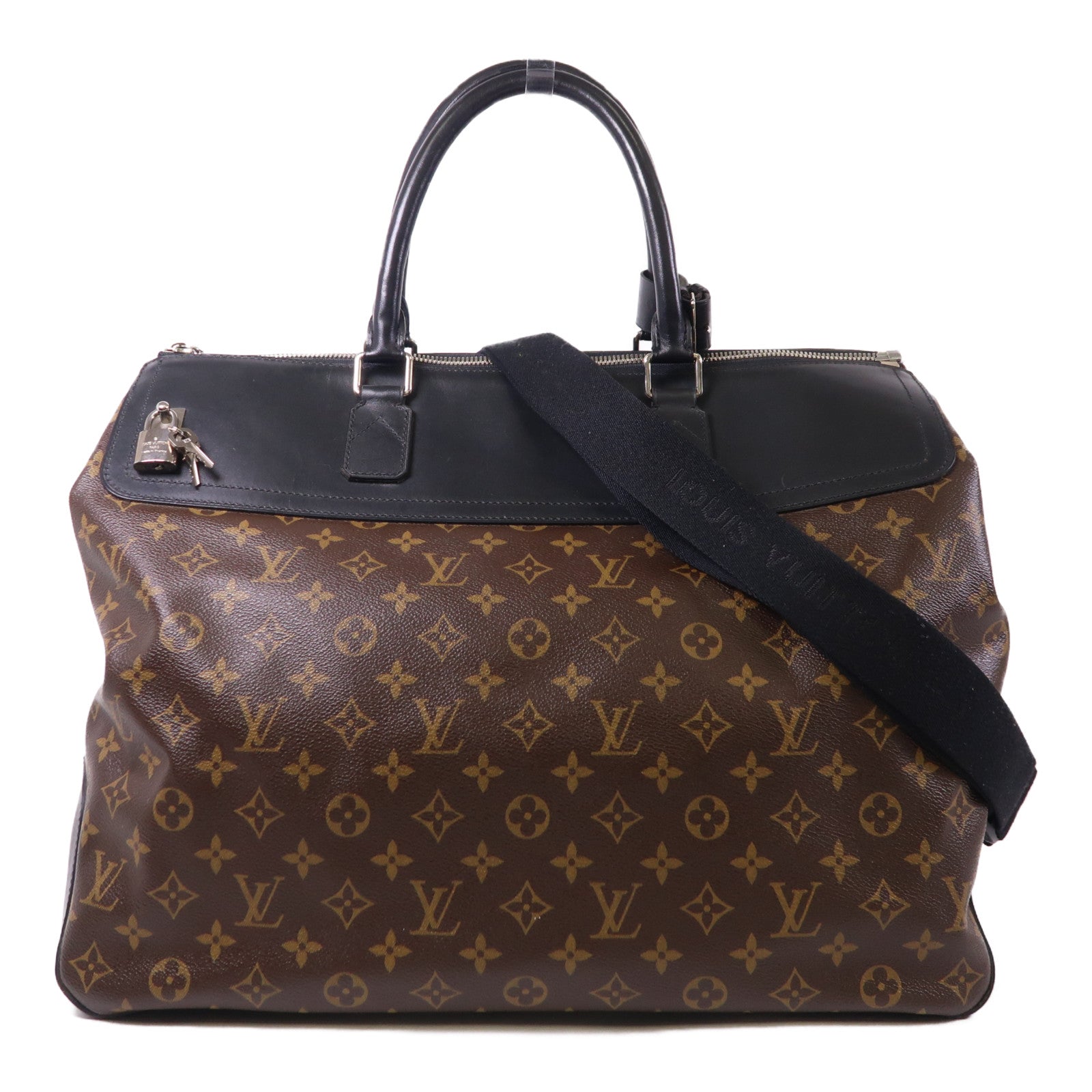 LOUIS VUITTON Monogram Greenwich銀扣手挽肩背兩用袋