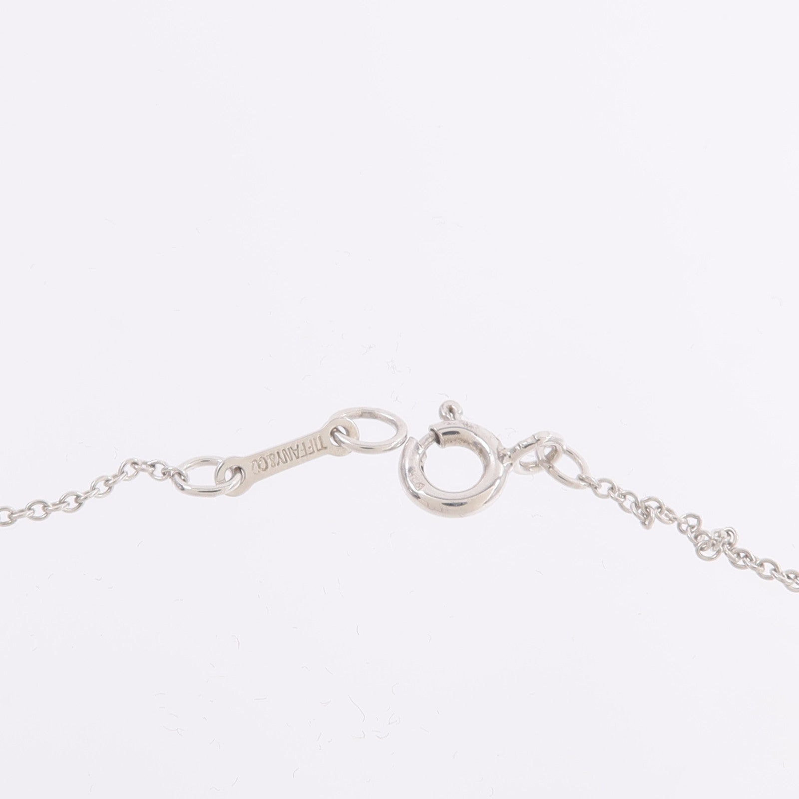 TIFFANY＆CO 925純銀Bean Design Nacklace項鍊