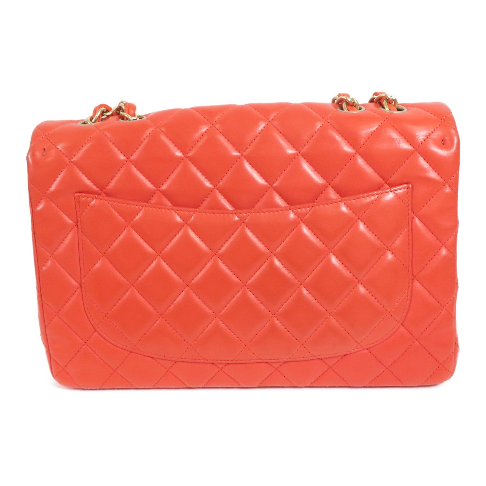 CHANEL 羊皮皮革Large Classic金扣肩背袋