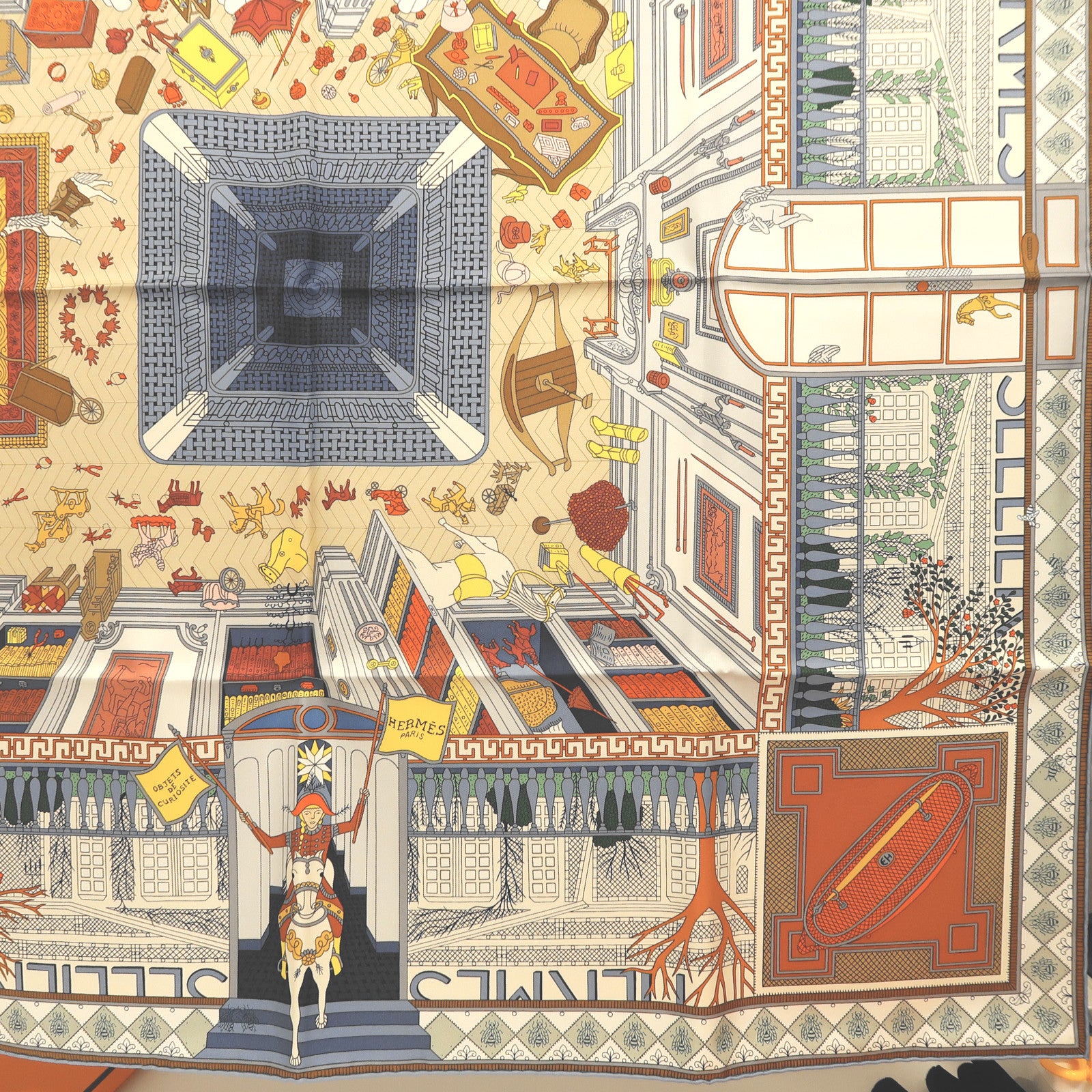 HERMES 絲質Scarf 90X90絲巾