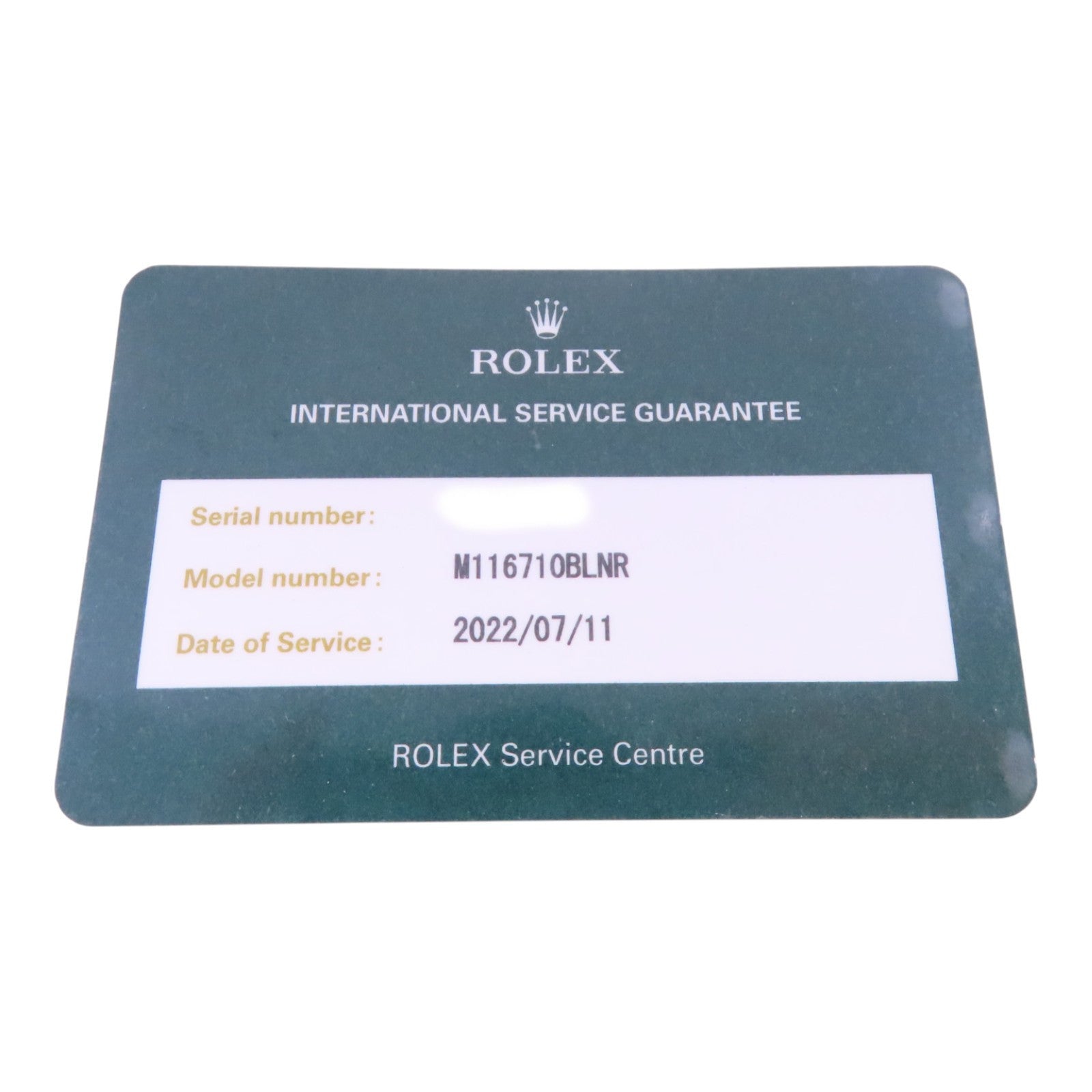 ROLEX GMT MasterⅡ 116710BLNR