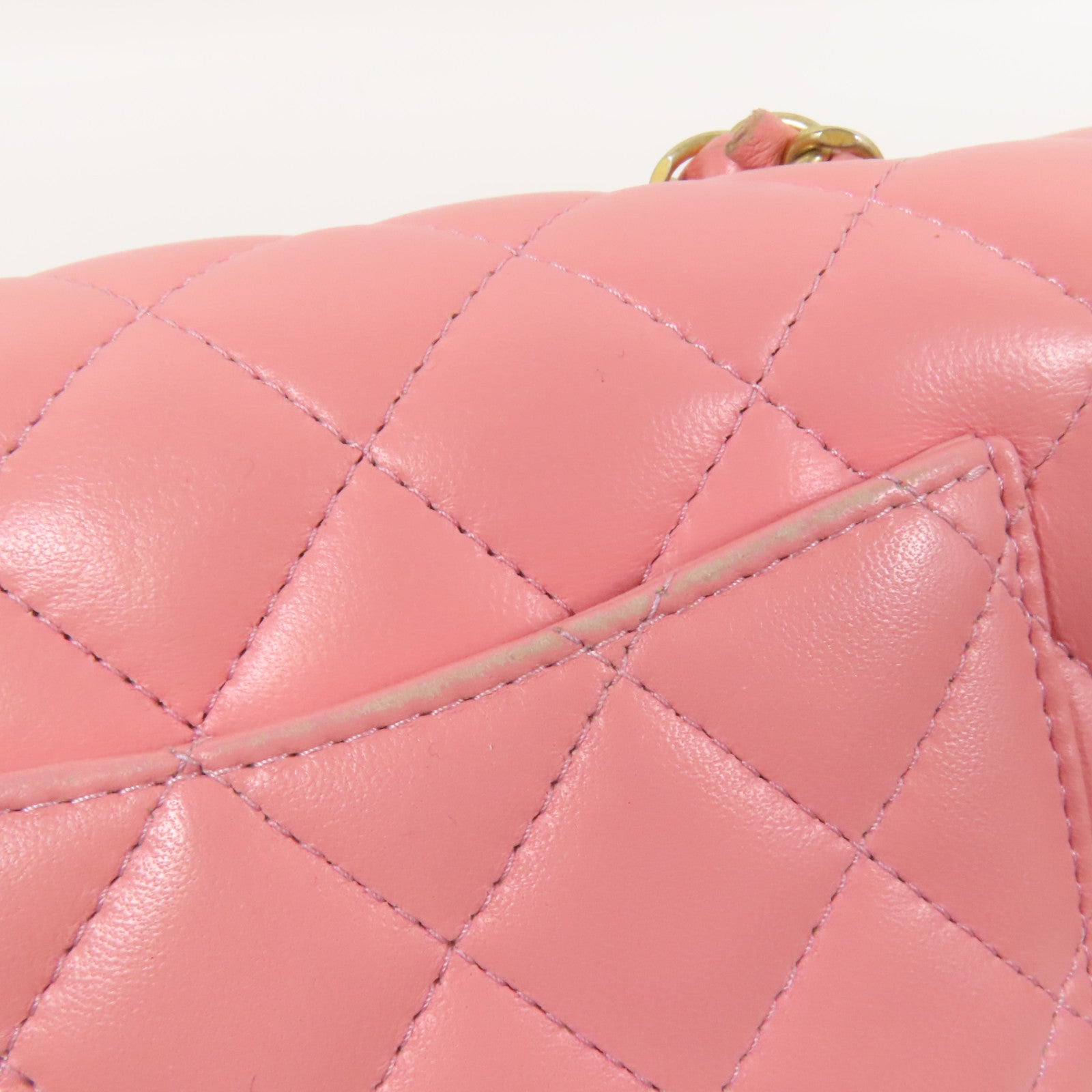 CHANEL 羊皮皮革Classic 20金扣鏈帶肩背袋