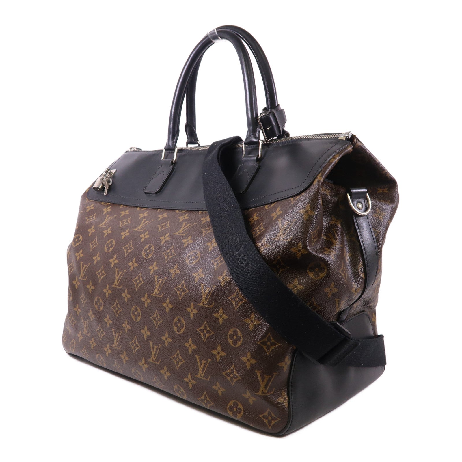 LOUIS VUITTON Monogram Greenwich銀扣手挽肩背兩用袋