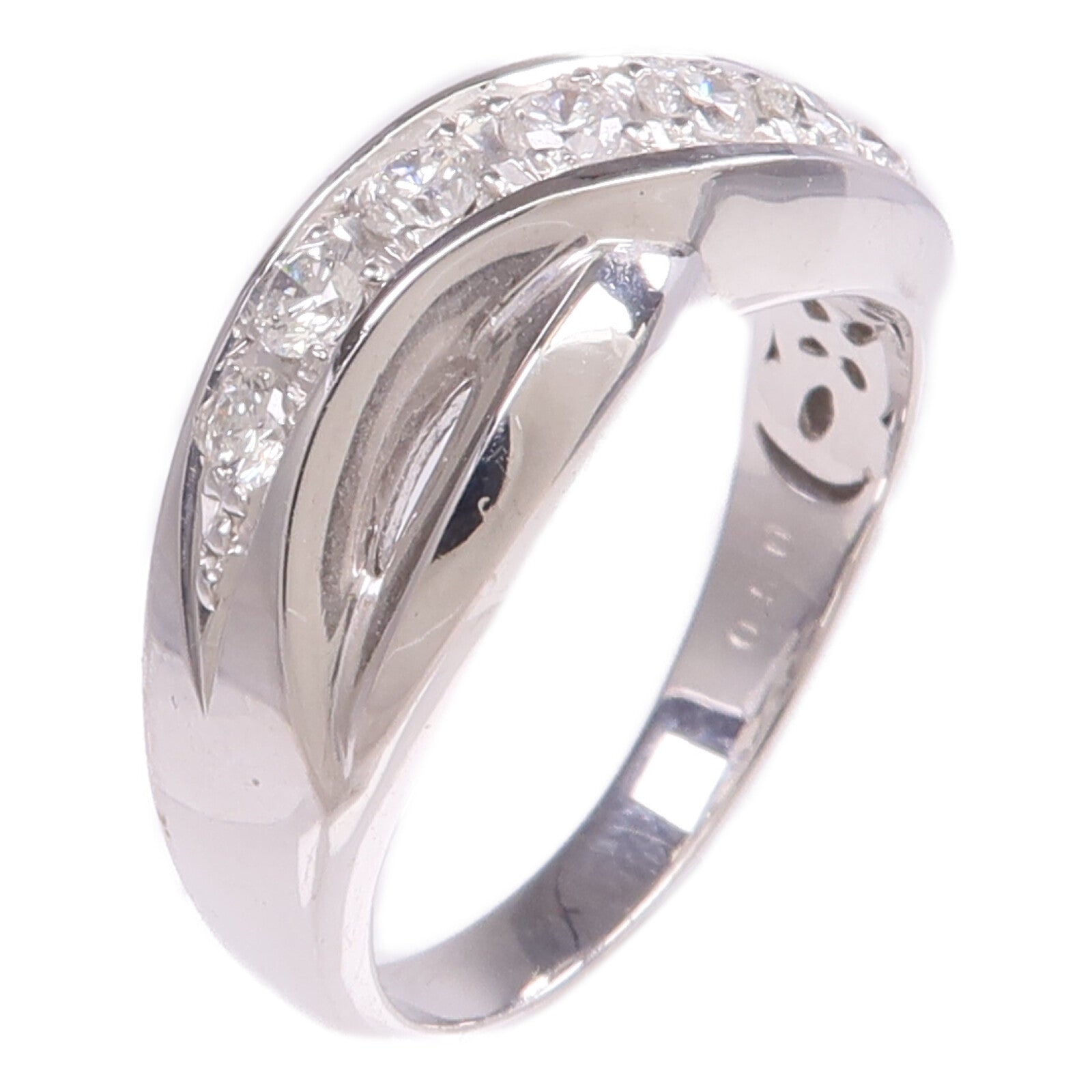JEWELRY 【激減優惠】PT1000鉑金Diamond Ring鑽石戒指US#8.25