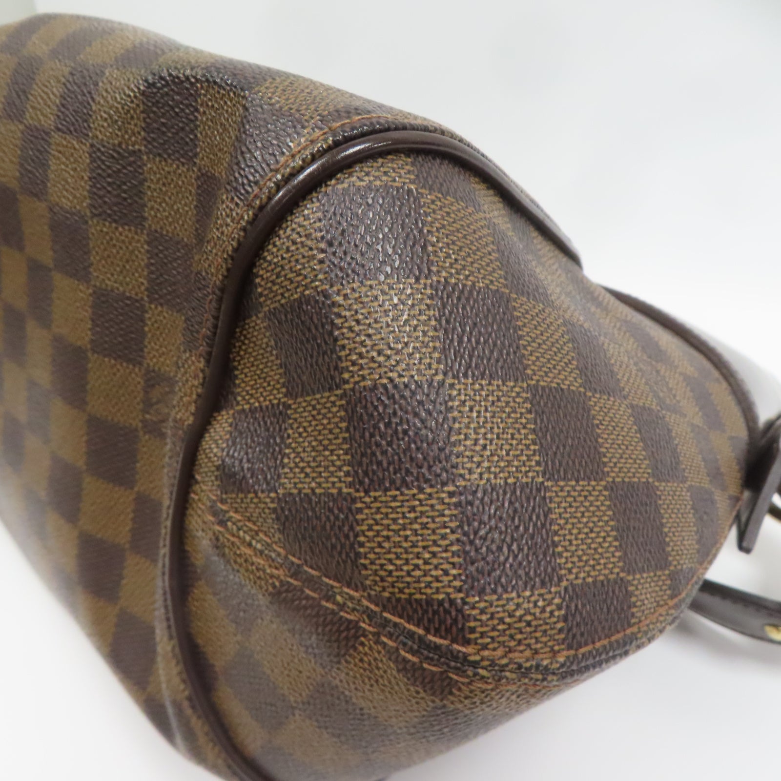 LOUIS VUITTON **【激減優惠】Damier Sistina PM金扣手挽袋啡色