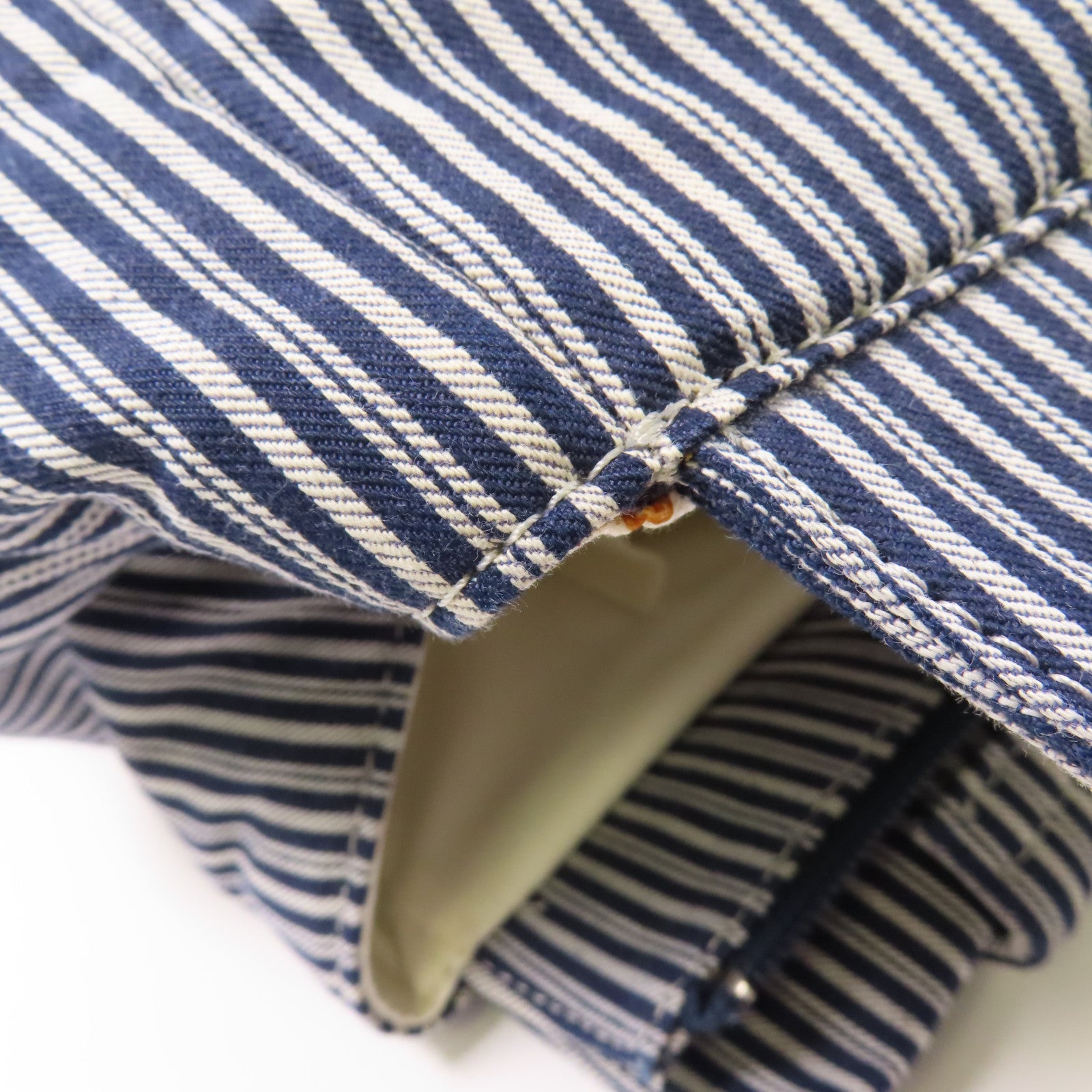 CHANEL 帆布CC Striped Tote Bag銀扣手挽袋