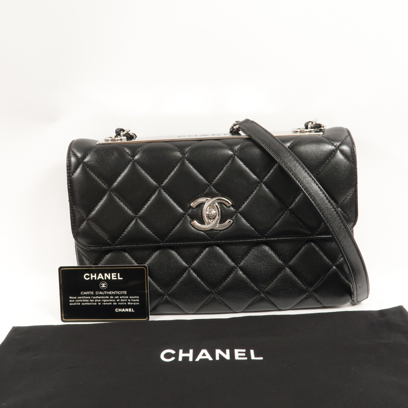 CHANEL 羊皮皮革Trendy CC Flap Bag鏈帶肩背袋