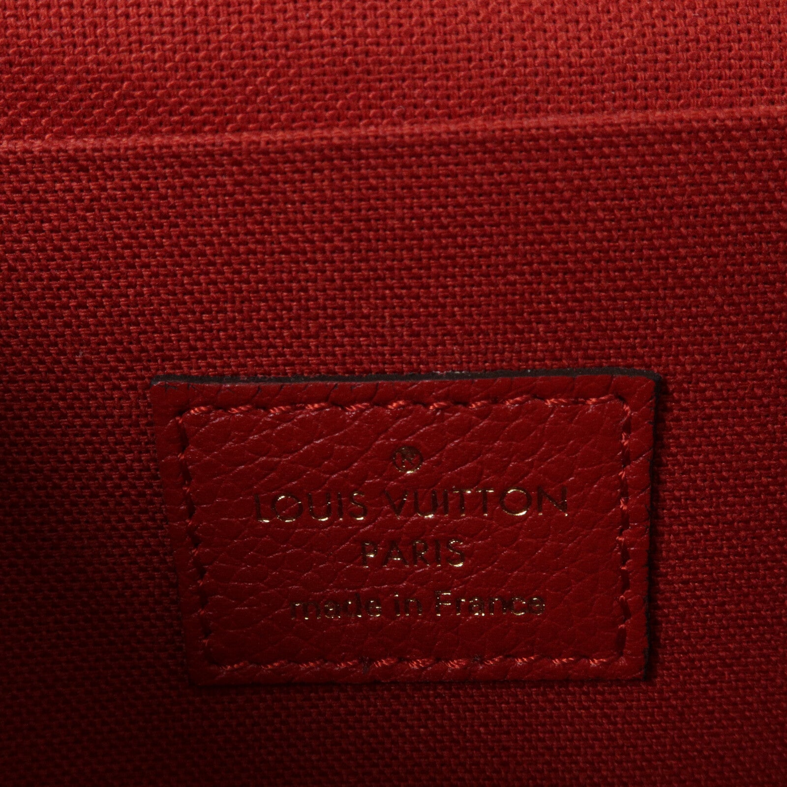 LOUIS VUITTON Monogram Empreinte Felicie Pochette鏈帶肩背袋