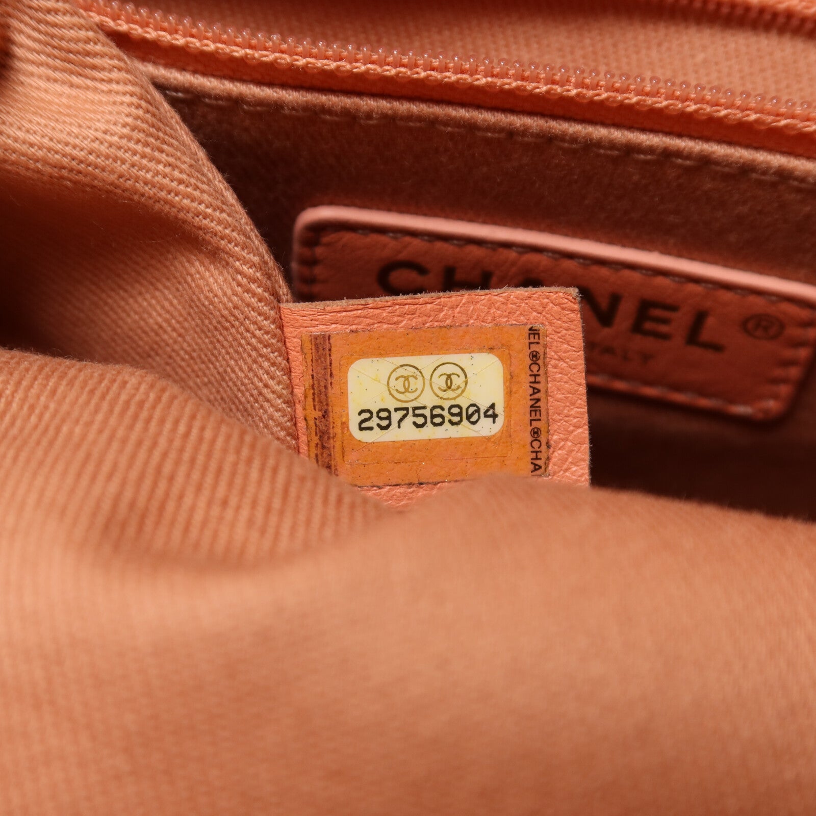 CHANEL 帆布Bucket Shoulder Bag鏈帶肩背袋