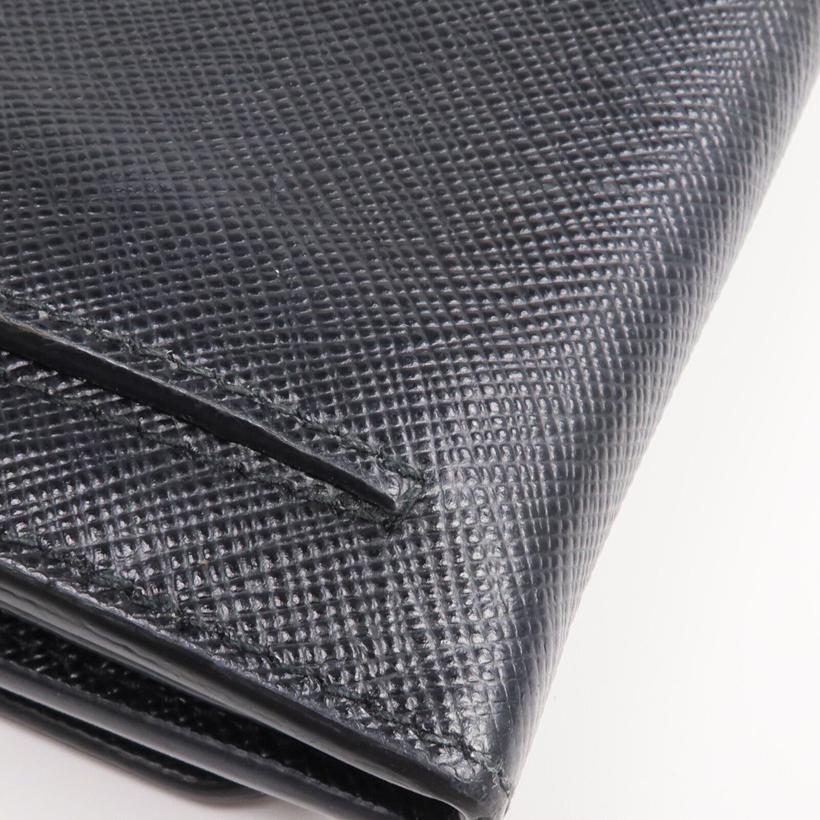 PRADA Saffiano皮革Long Wallet金扣長錢包