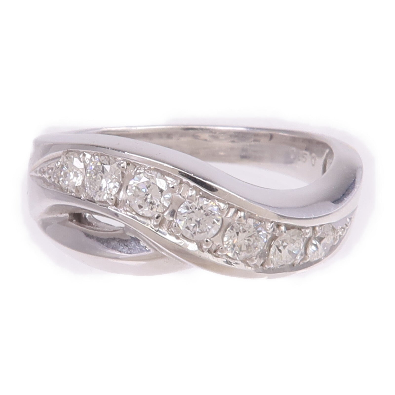 JEWELRY PT1000鉑金Diamond Ring鑽石戒指US#8.25