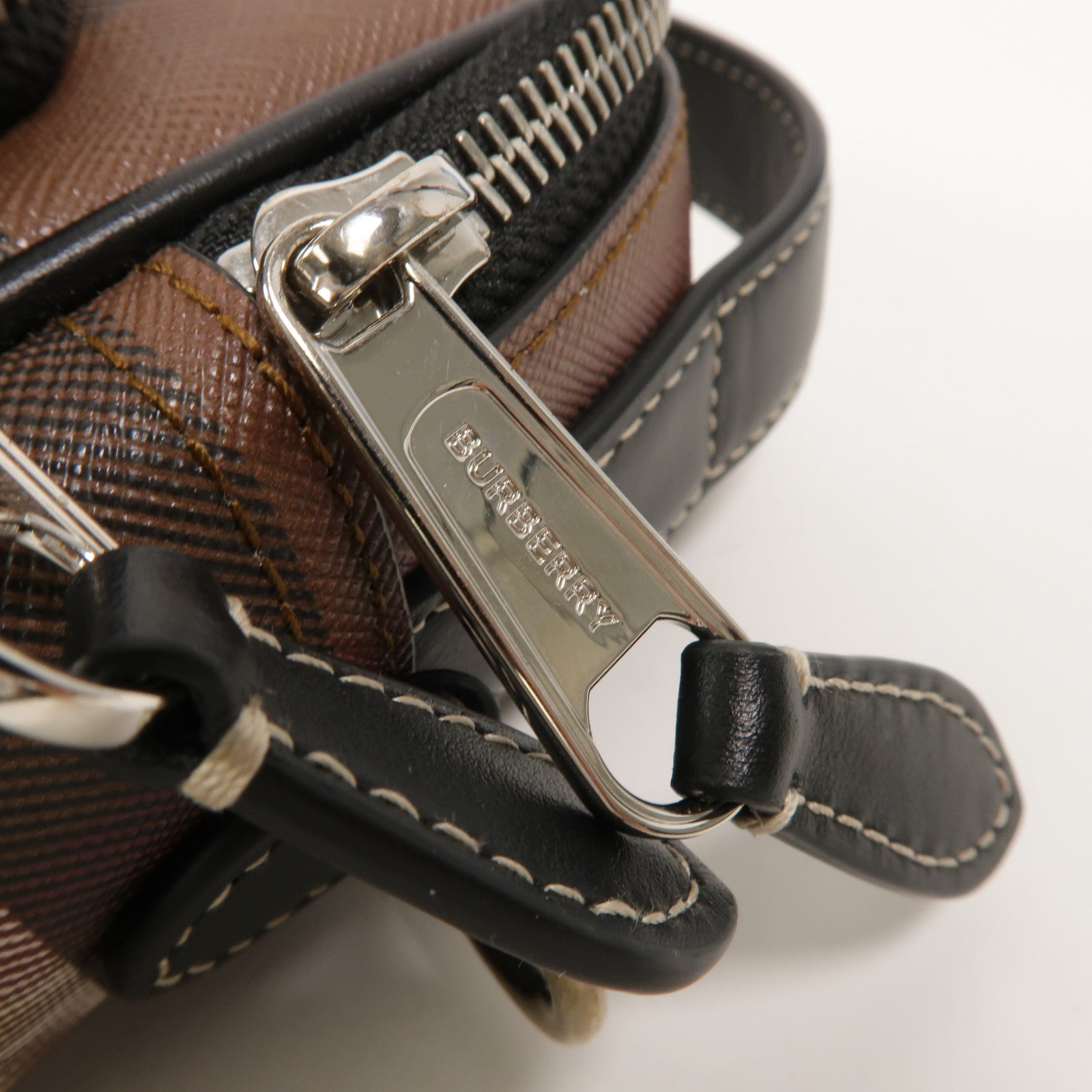BURBERRY 塗層帆布2 Way Shoulder手挽肩背兩用袋