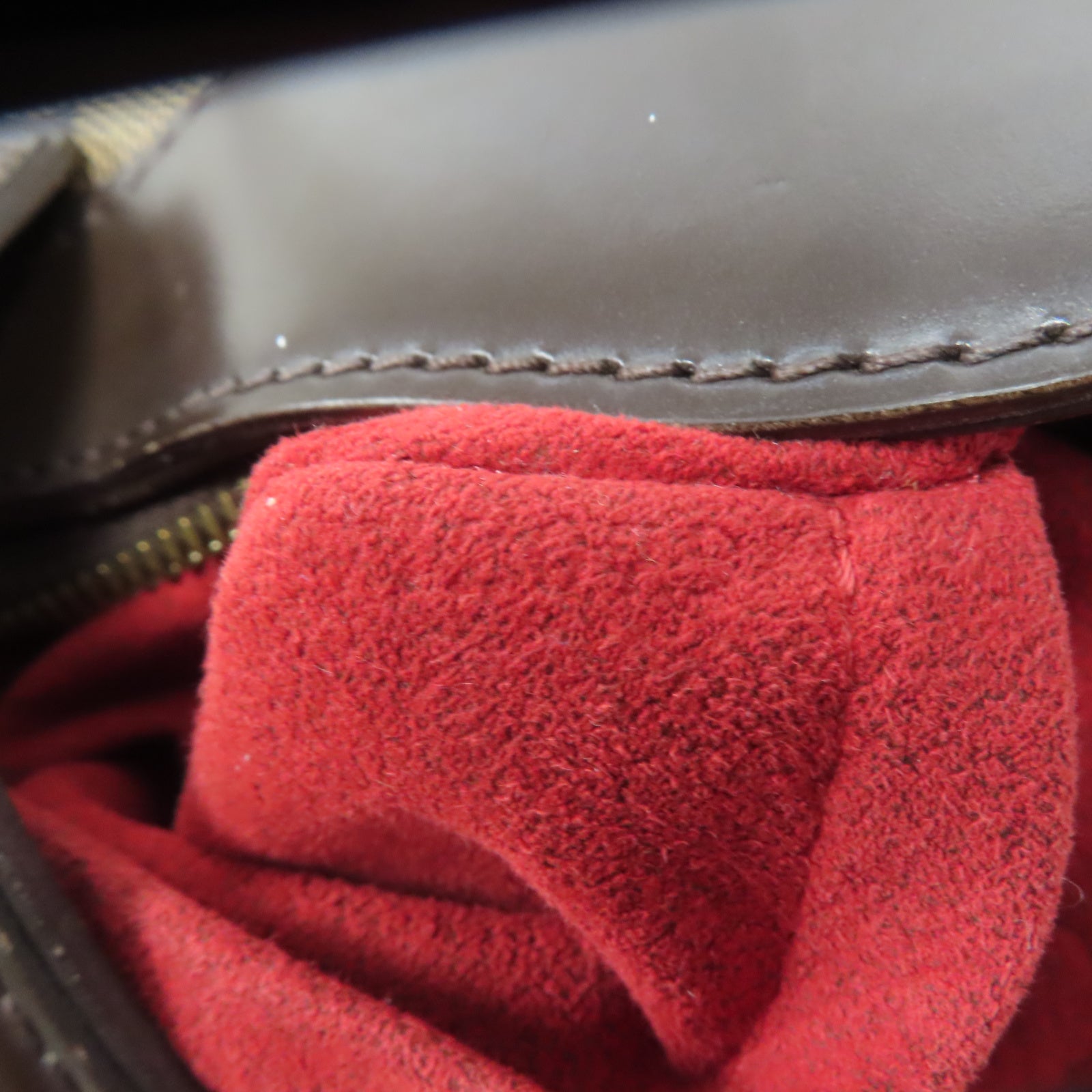 LOUIS VUITTON **【激減優惠】Damier Sistina PM金扣手挽袋啡色