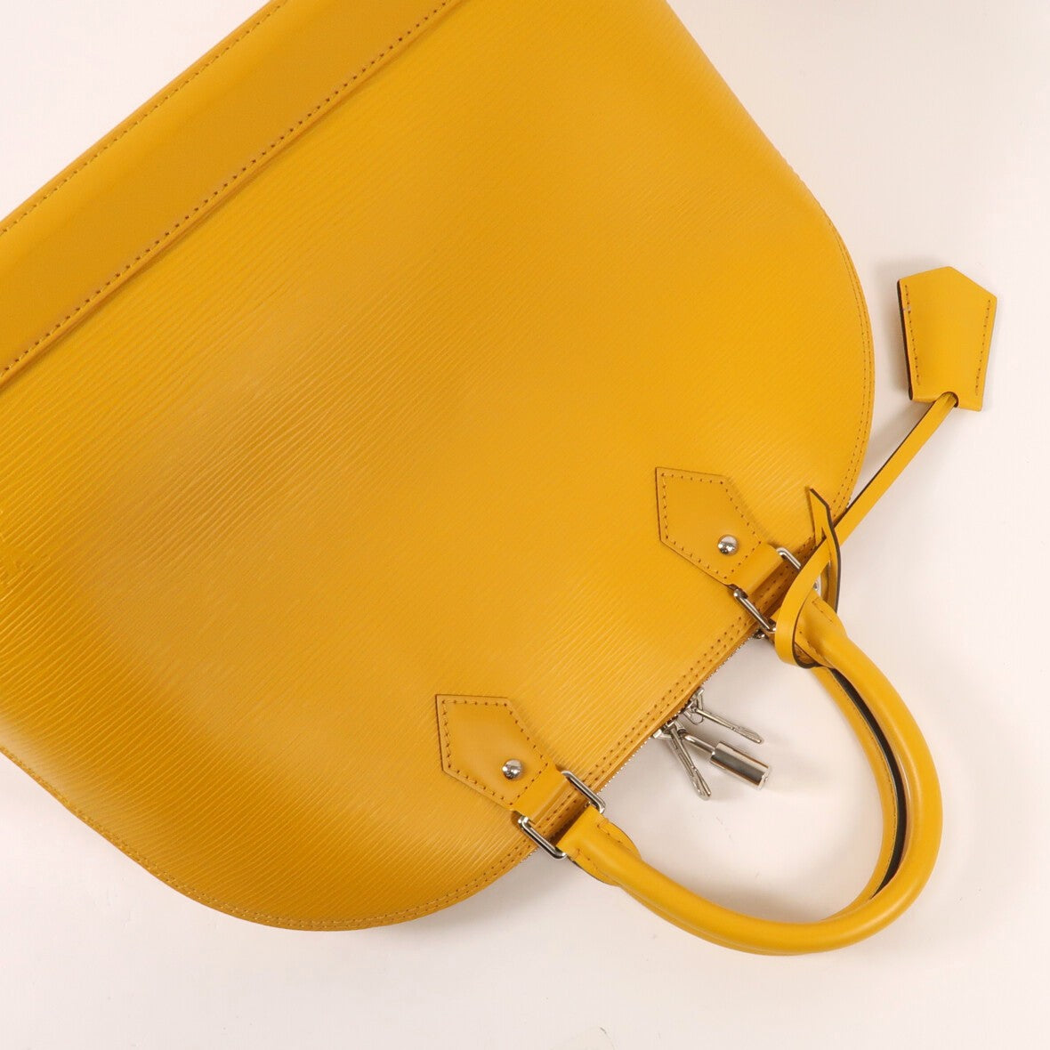 LOUIS VUITTON Epi銀金扣Hand Bag手挽袋