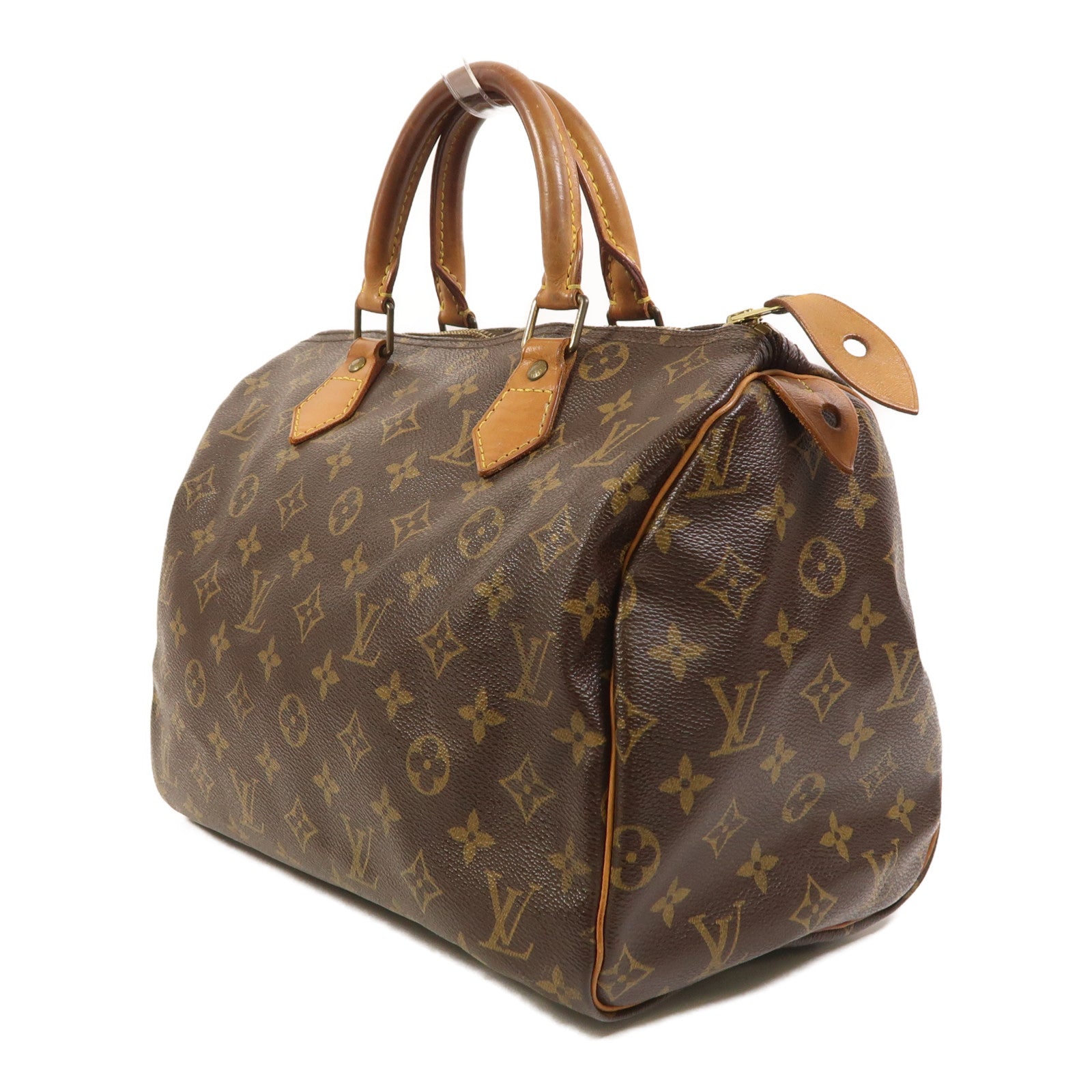 LOUIS VUITTON Monogram Speedy 30金扣手挽袋