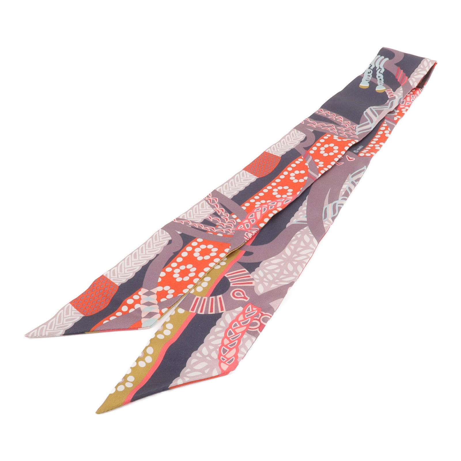 HERMES 絲質Twilly絲巾