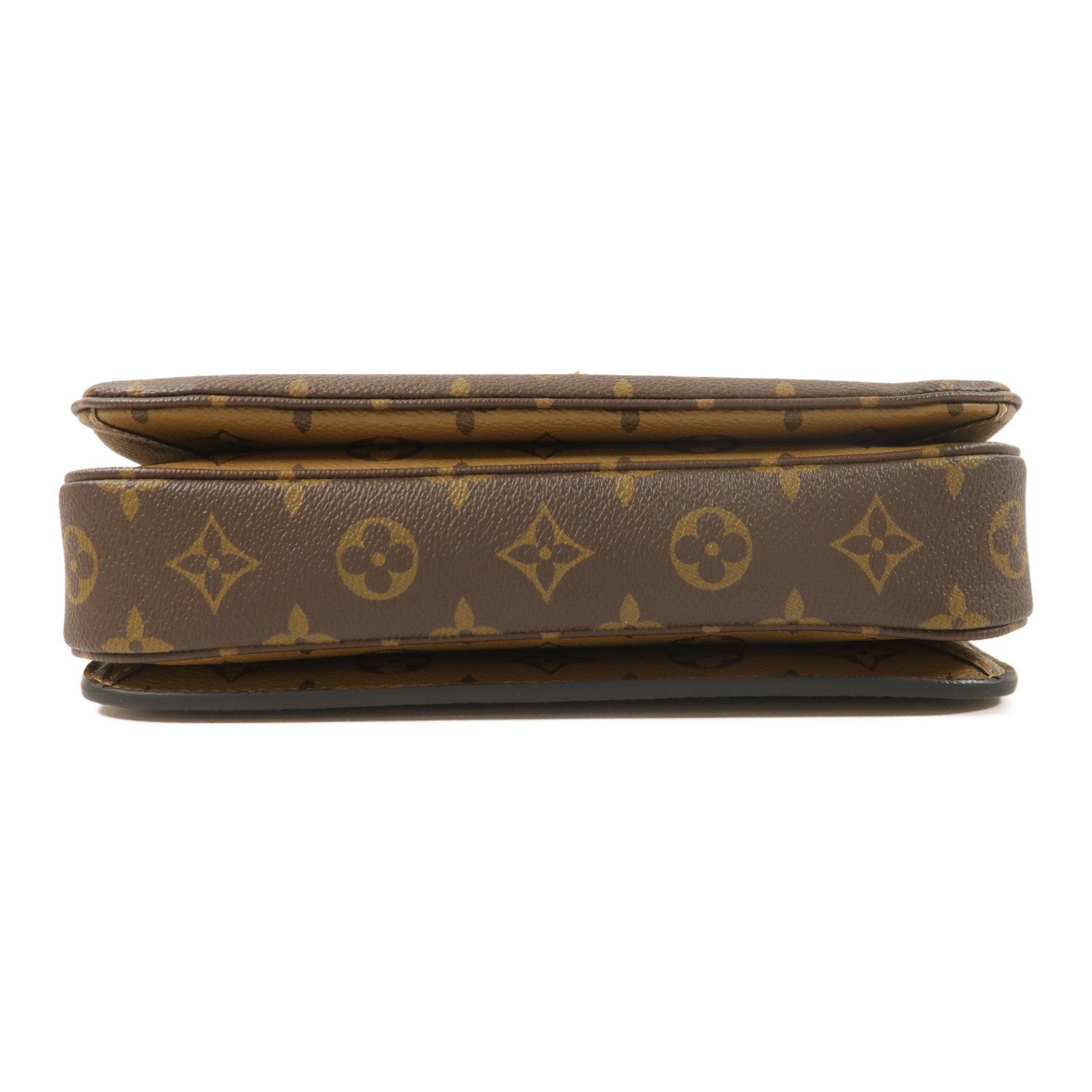 LOUIS VUITTON Monogram Reverse Pochette Metis金扣手挽肩背兩用袋