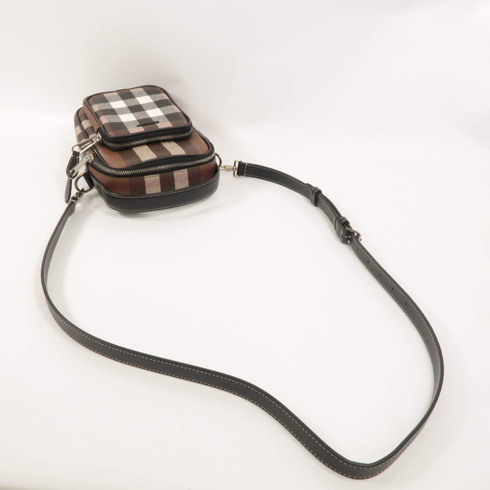 BURBERRY 塗層帆布2 Way Shoulder手挽肩背兩用袋