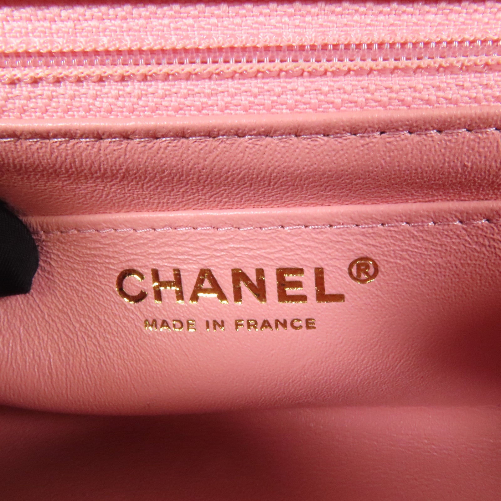 CHANEL 羊皮皮革Classic 20金扣鏈帶肩背袋