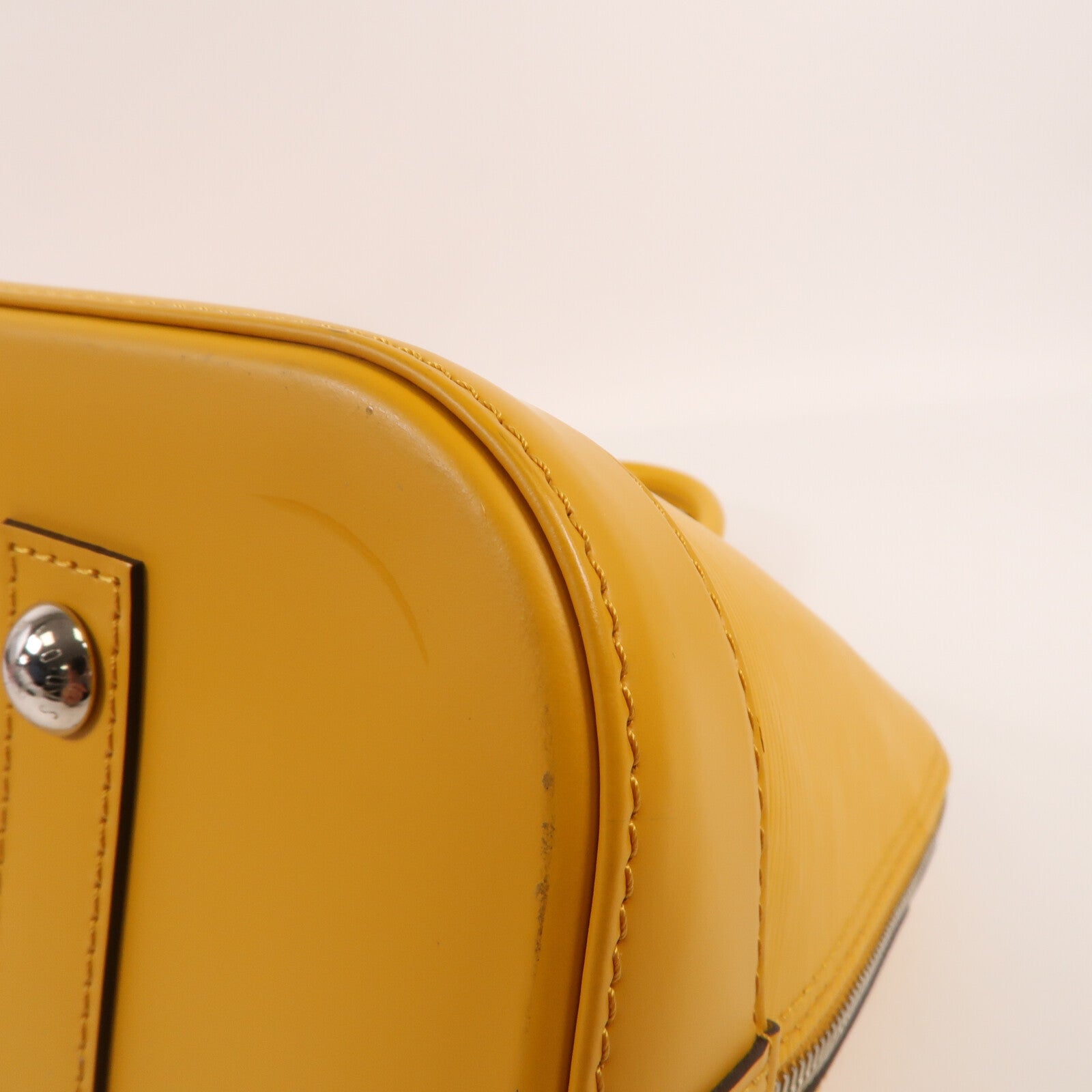 LOUIS VUITTON Epi銀金扣Hand Bag手挽袋