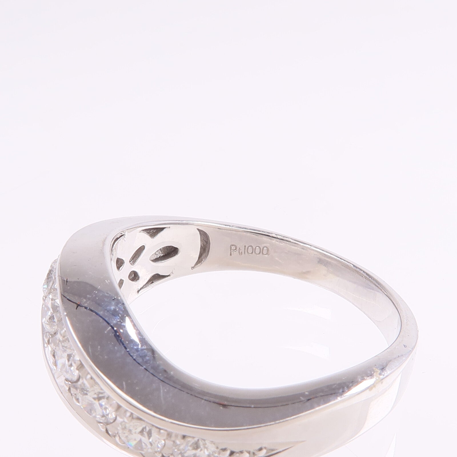 JEWELRY PT1000鉑金Diamond Ring鑽石戒指US#8.25