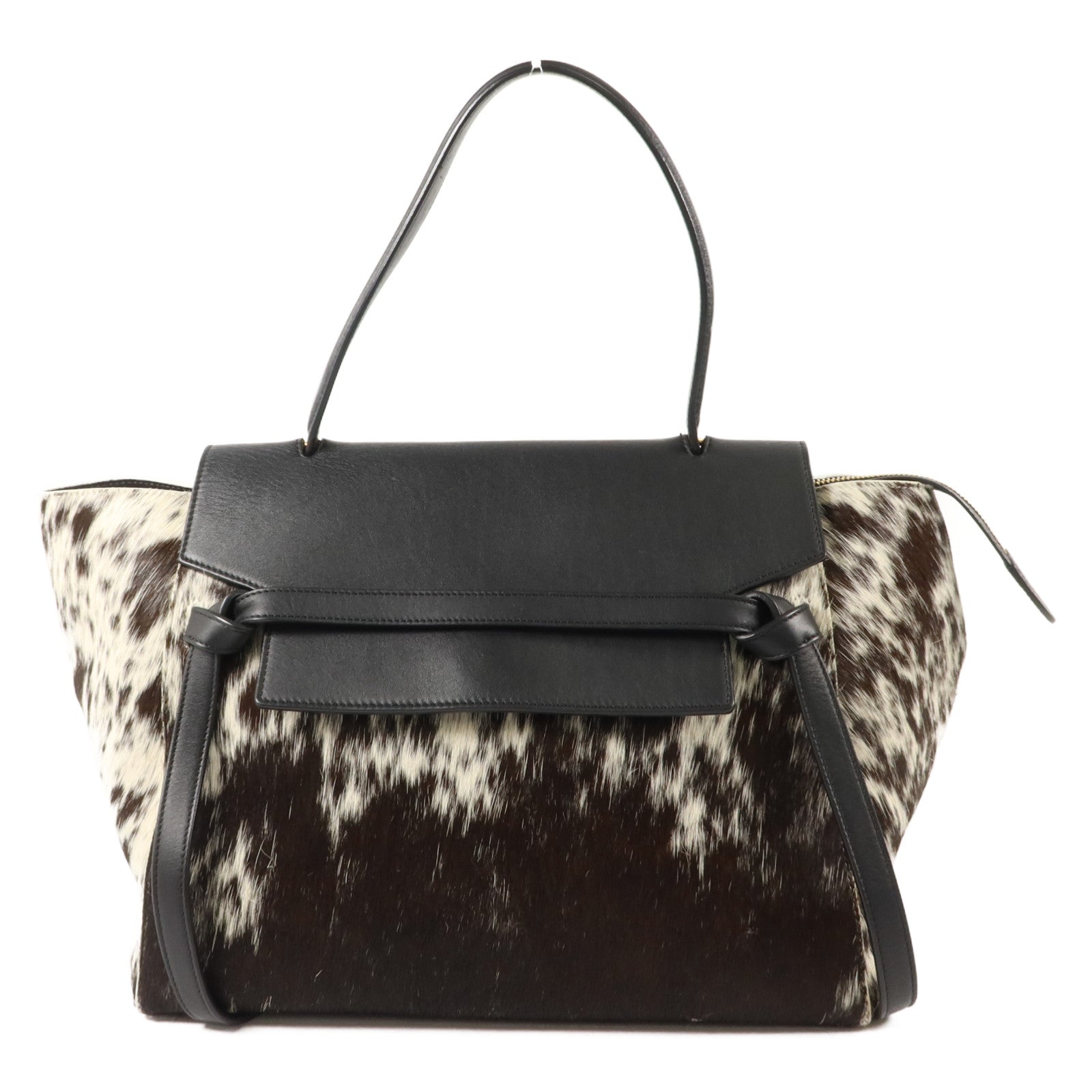CELINE 牛皮皮革/馬毛Mirco Belt Bag肩背袋