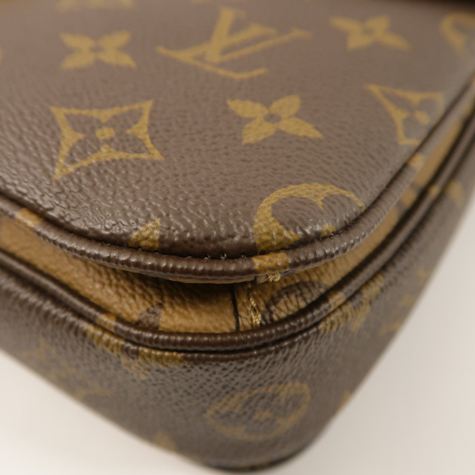 LOUIS VUITTON Monogram Reverse Pochette Metis金扣手挽肩背兩用袋