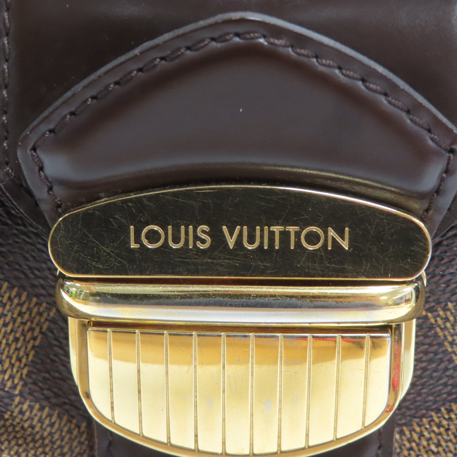 LOUIS VUITTON **【激減優惠】Damier Sistina PM金扣手挽袋啡色