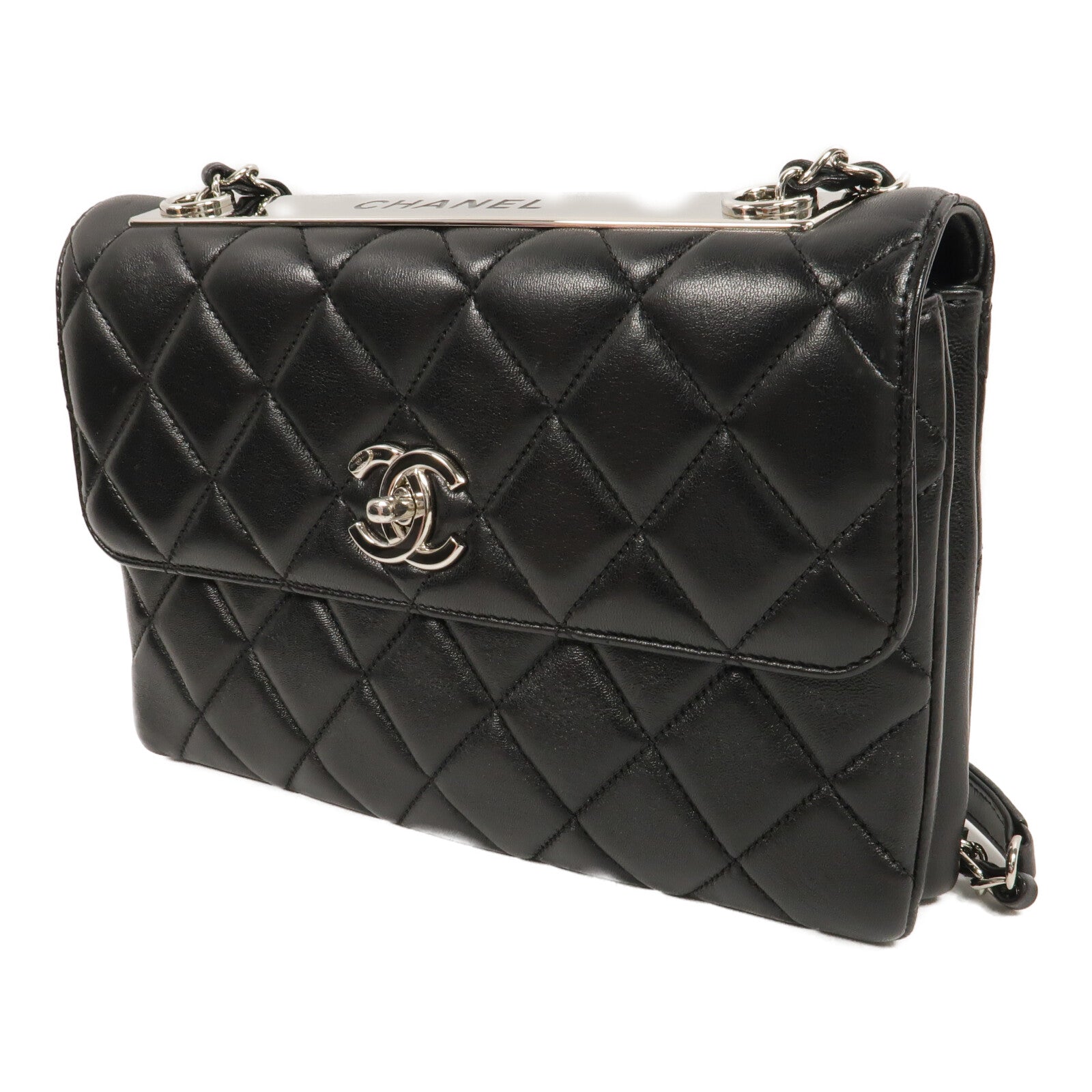 CHANEL 羊皮皮革Trendy CC Flap Bag鏈帶肩背袋