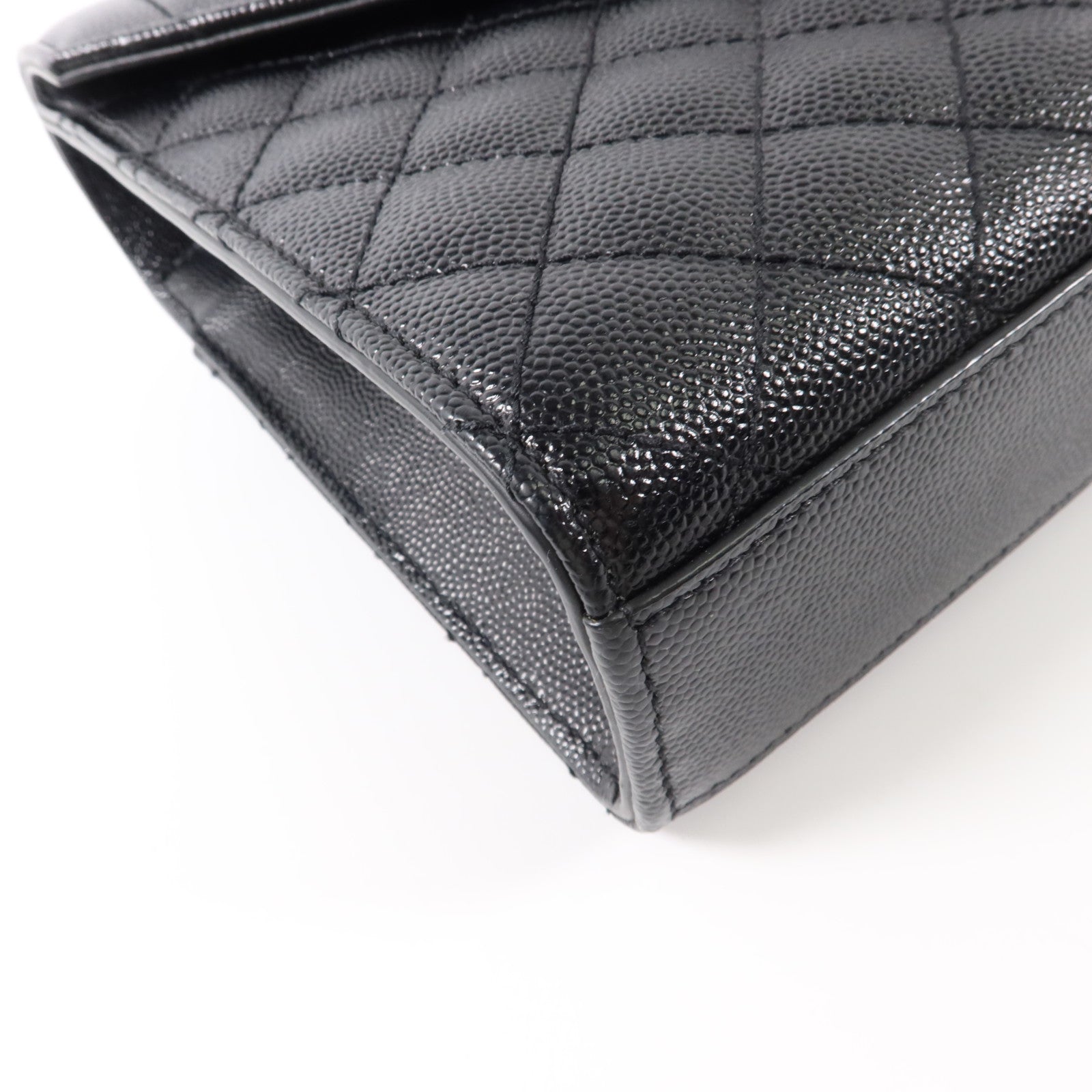 SAINT LAURENT 牛皮皮革Envelope Medium鏈帶肩背袋