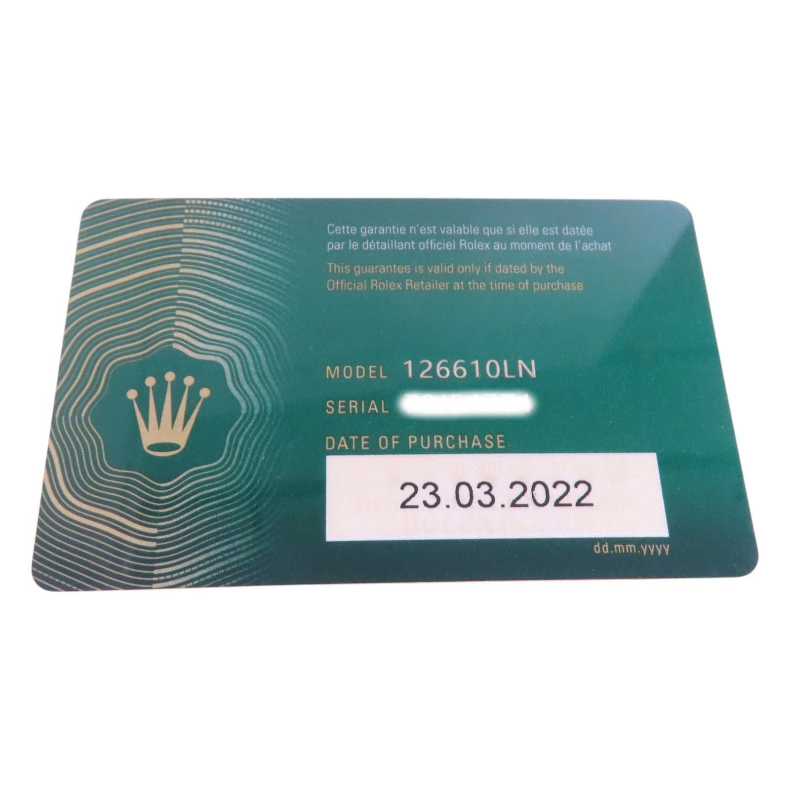 ROLEX Submarinar Date 126610LN