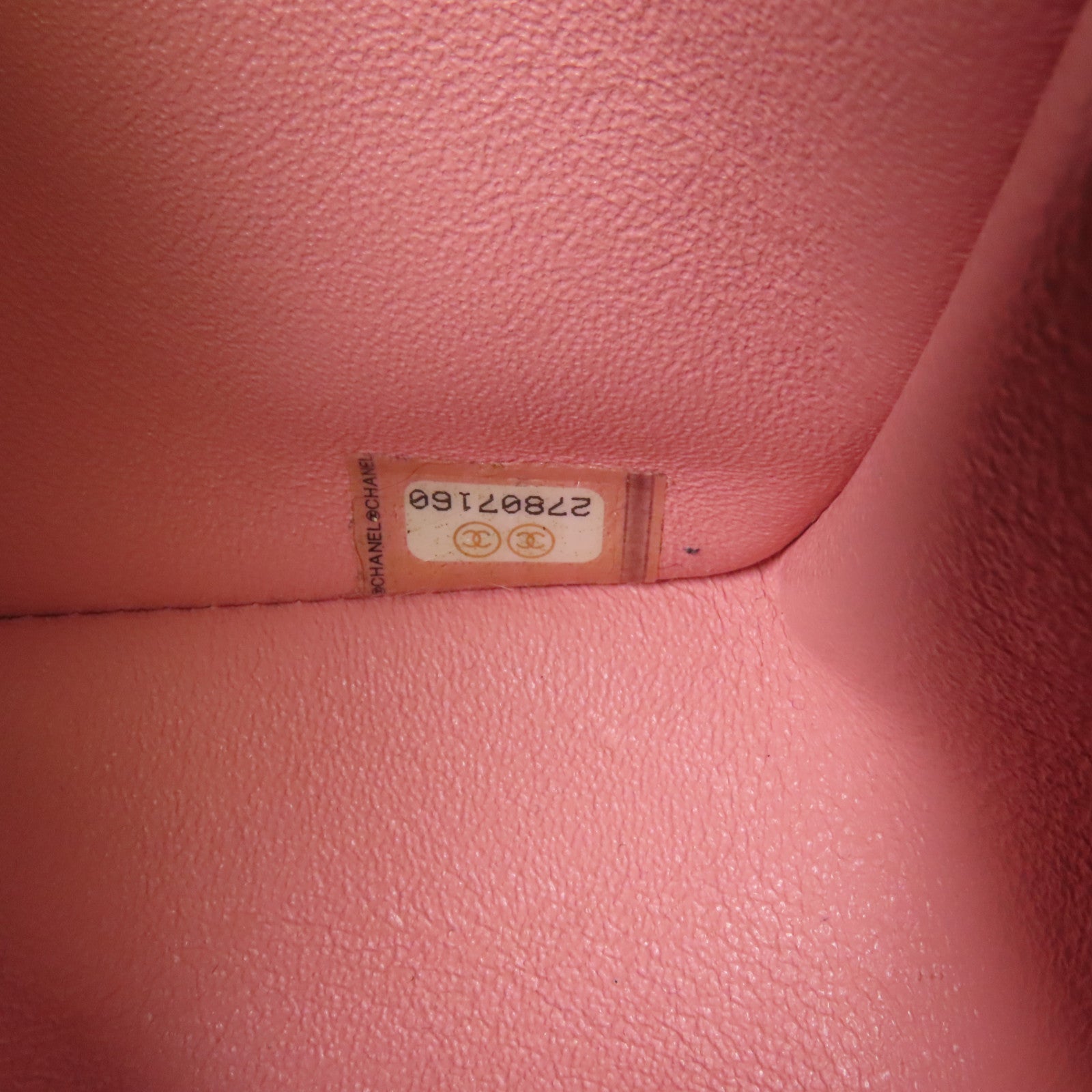 CHANEL 羊皮皮革Classic 20金扣鏈帶肩背袋