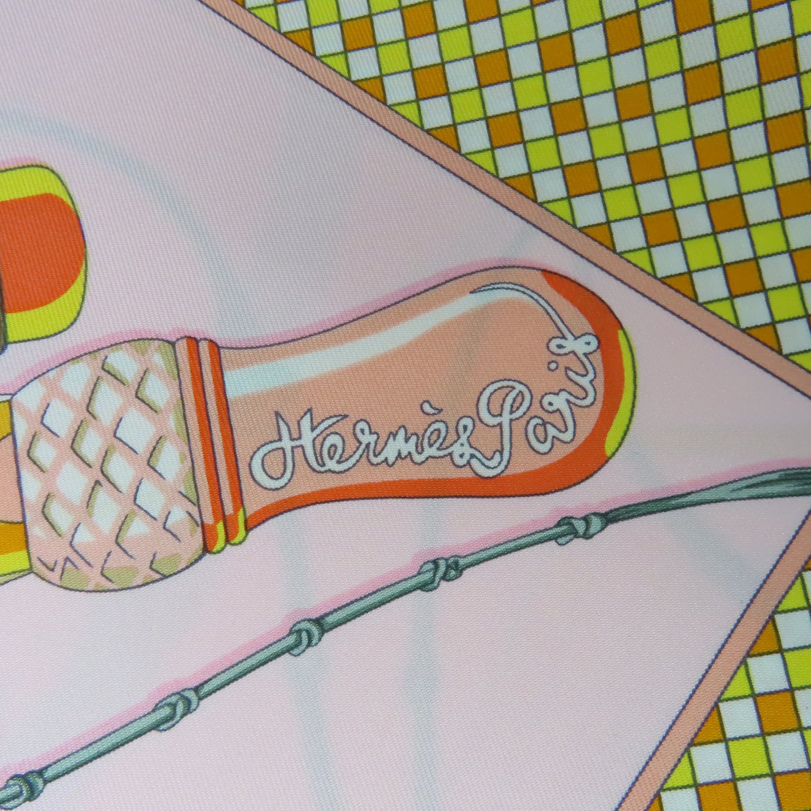 HERMES 【激減優惠】絲質Scarf 90x90絲巾粉紅色