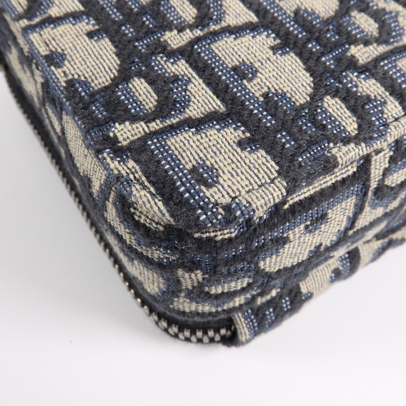 Dior 帆布Oblique Zipped Pouch肩背袋