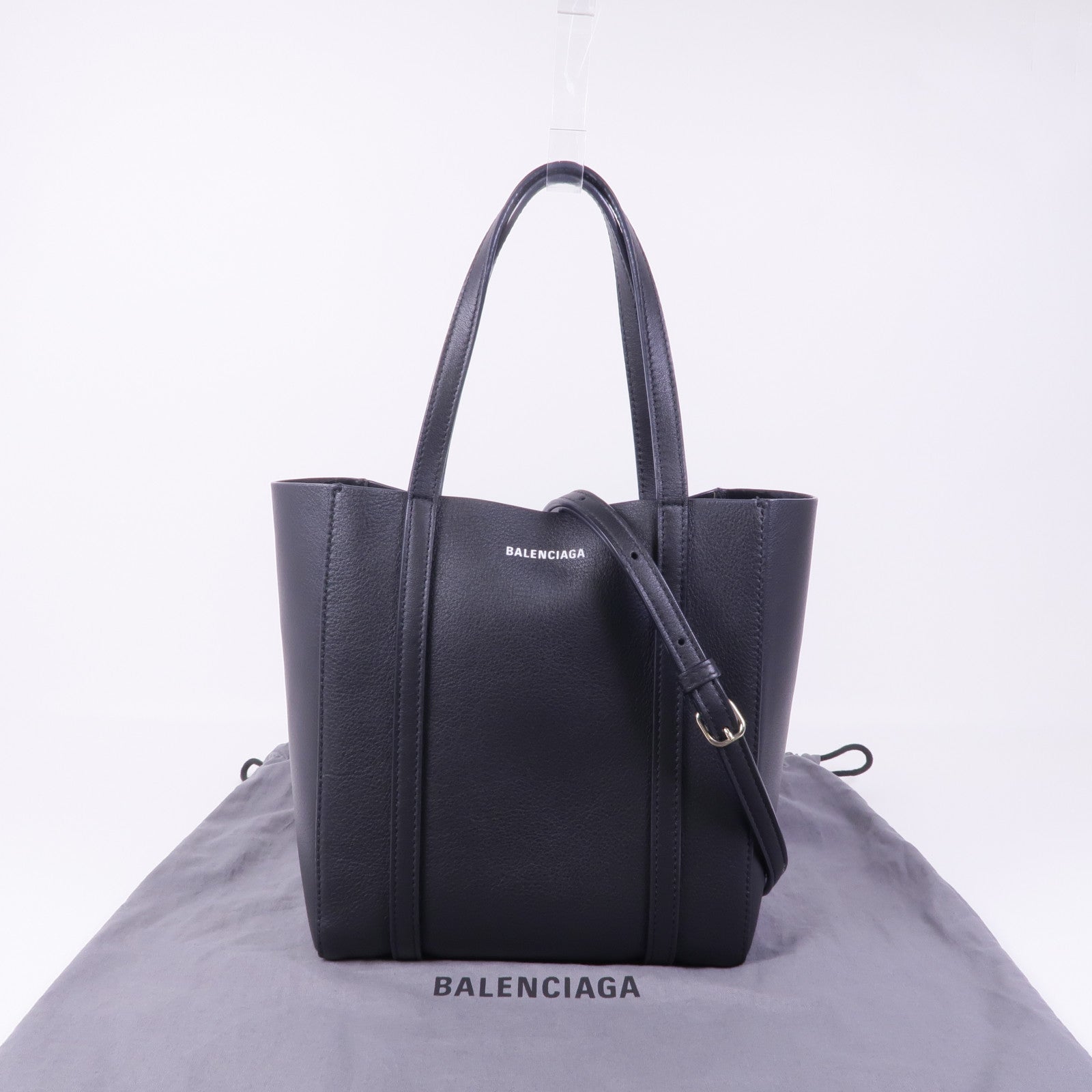 BALENCIAGA 牛皮皮革Everyday Tote銀扣手挽肩背兩用袋