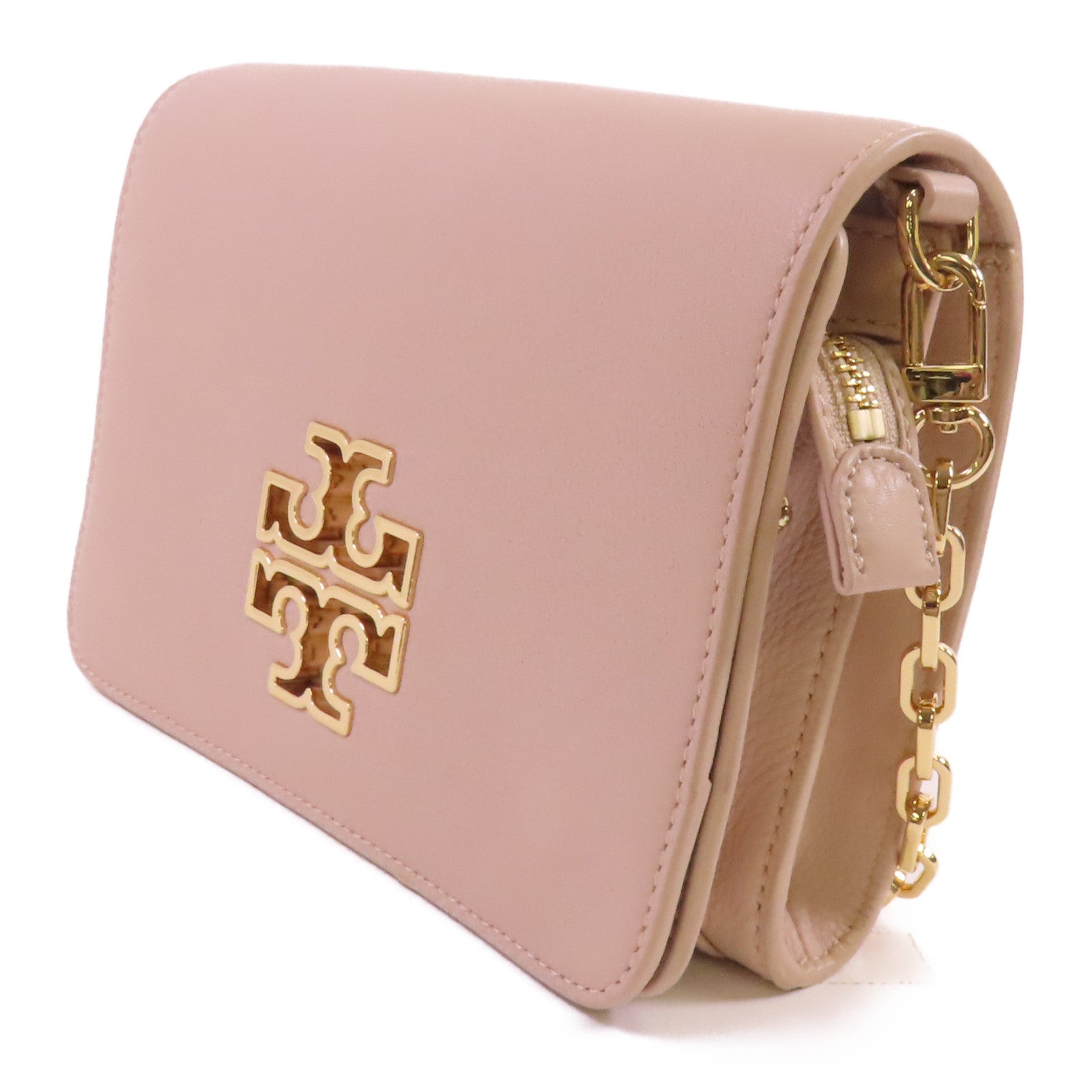 Tory Burch 牛皮皮革Shoulder Bag金扣肩背袋