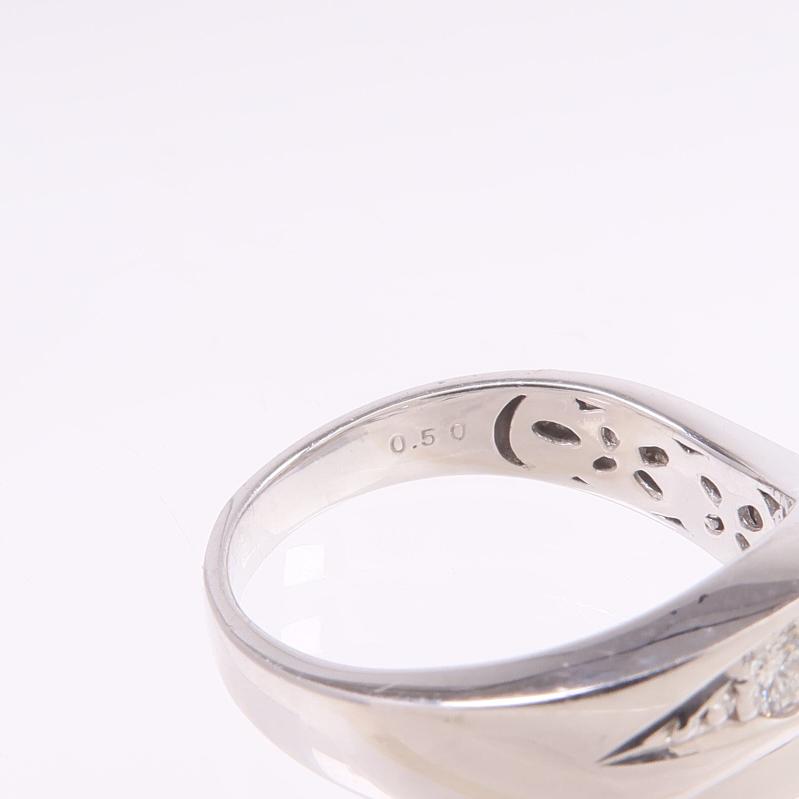 JEWELRY PT1000鉑金Diamond Ring鑽石戒指US#8.25