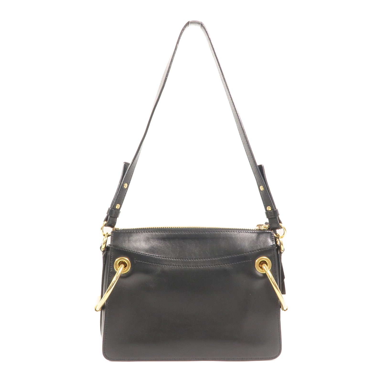 Chloe 麂皮/牛皮皮革Roy Satchel Bag手挽肩背兩用袋