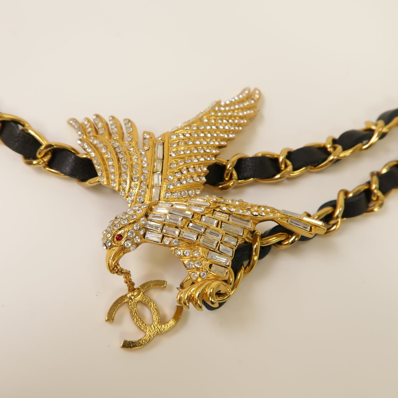 CHANEL 金屬Chain Belt腰帶黒色/金色