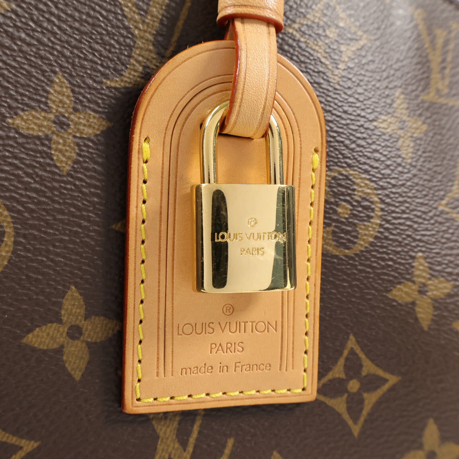 LOUIS VUITTON Monogram Petit Palais金扣手挽肩背兩用袋棕色